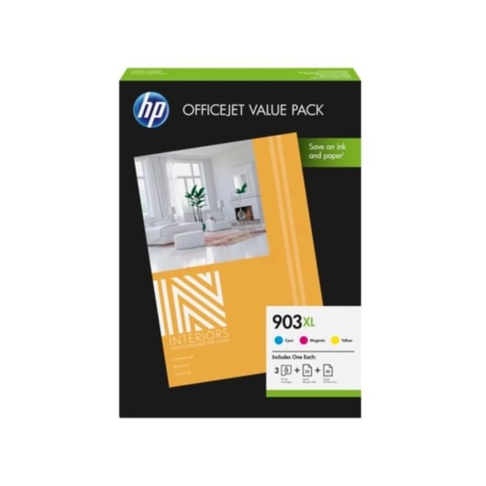 Cartouches d'origines HP 1CC20AE / 903XL - multipack 3 couleurs : cyan, magenta, jaune