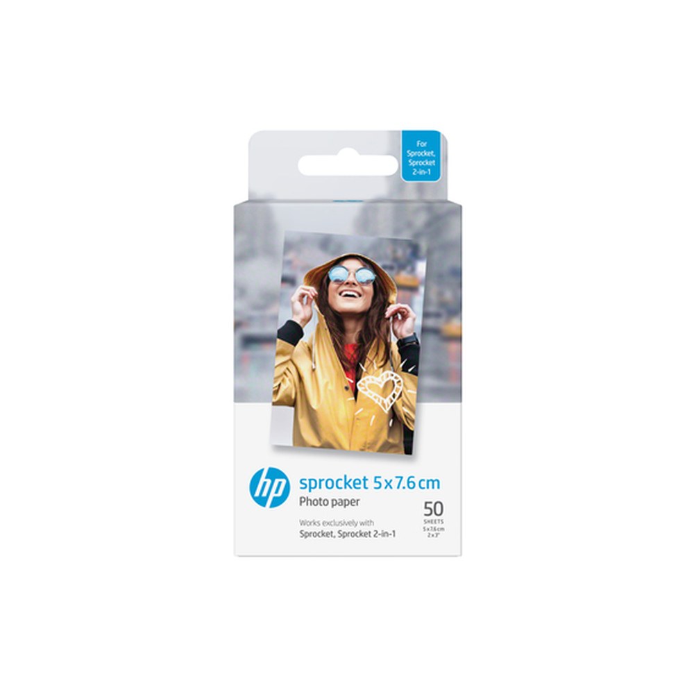 Cartouche photo d'origine HP 1DE37A - - pack de 50