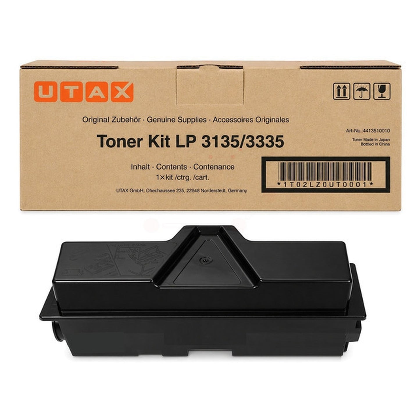 Toner d'origine Utax 1T02LZ0UTC - noir
