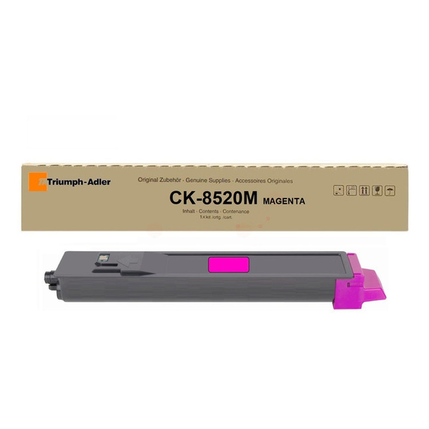Toner d'origine Triumph-Adler 1T02P3BTA0 / CK-8520 M - magenta