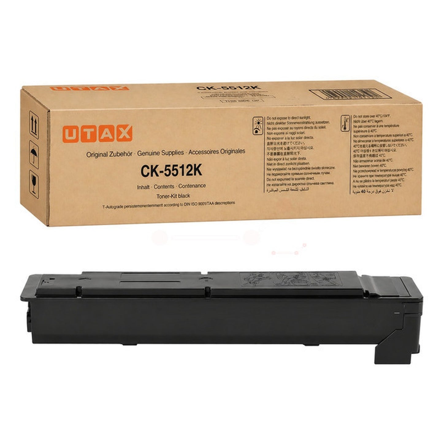 Toner d'origine Utax 1T02R60UT0 / CK-5512 K - noir