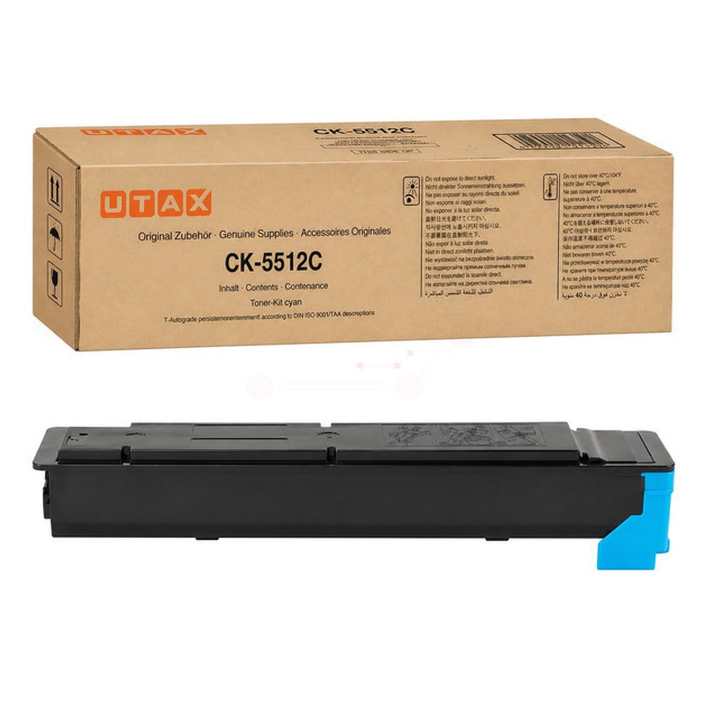 Toner d'origine Utax 1T02R6CUT0 / CK-5512 C - cyan
