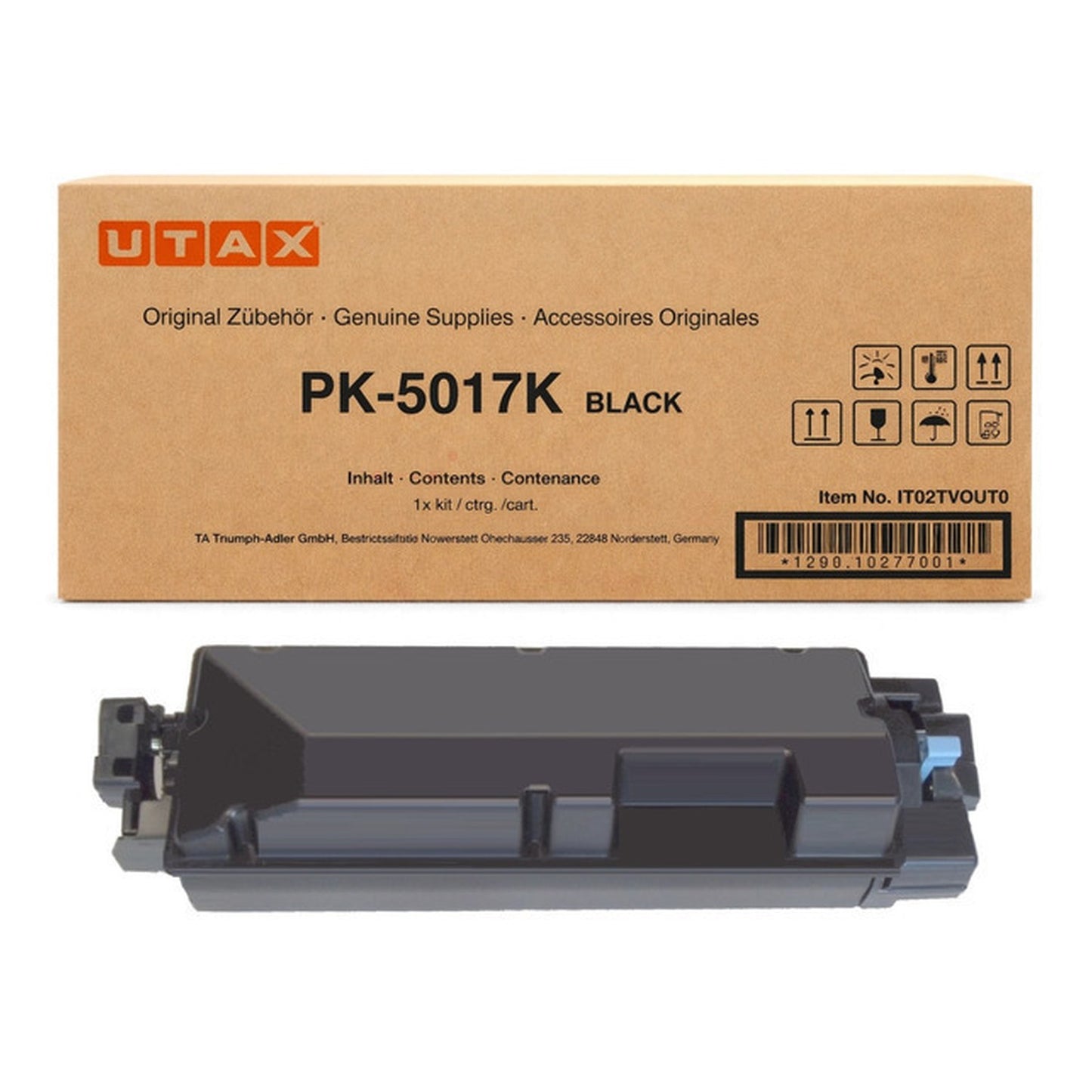Toner d'origine Utax 1T02TV0UT0 / PK-5017 K - noir