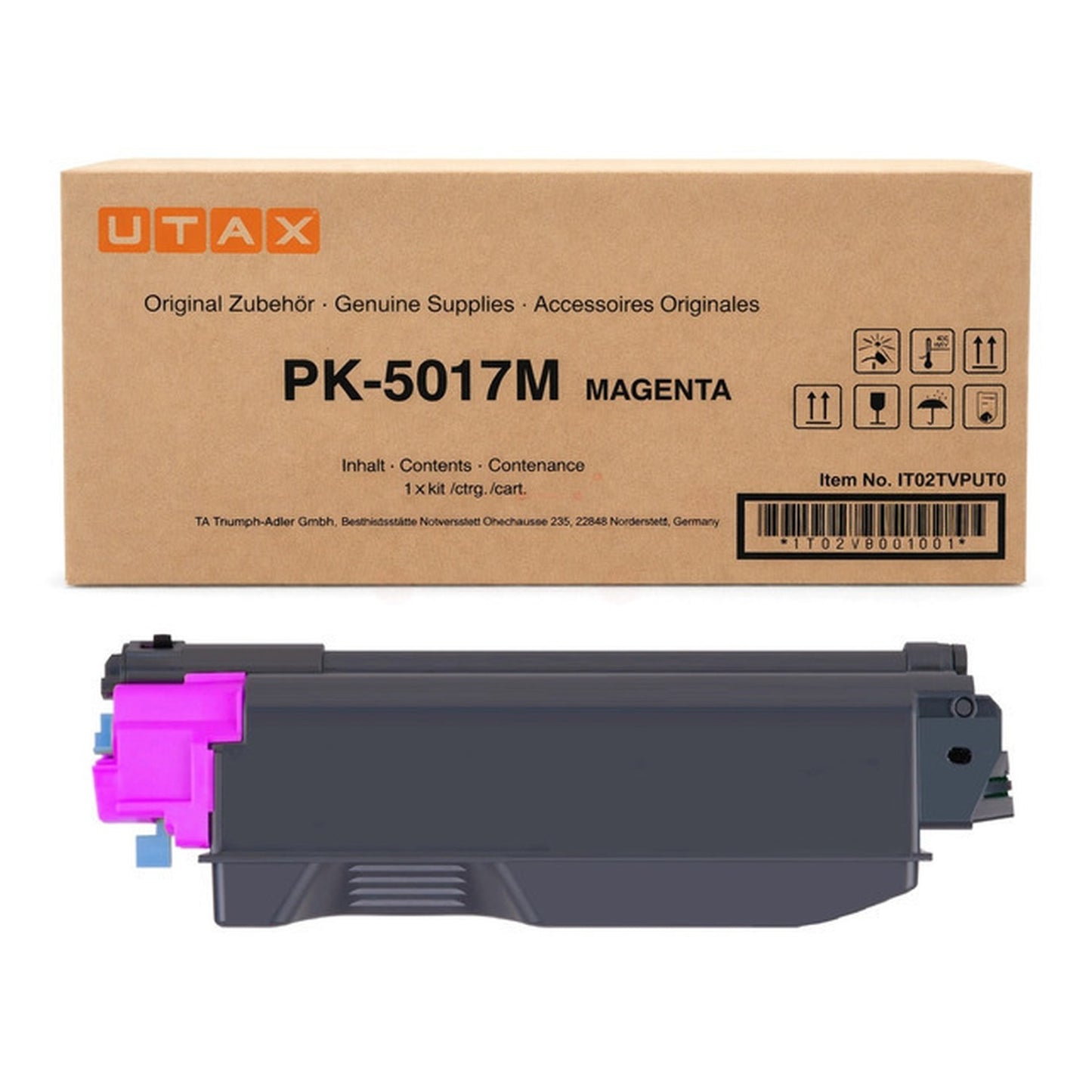 Toner d'origine Utax 1T02TVBUT0 / PK-5017 M - magenta