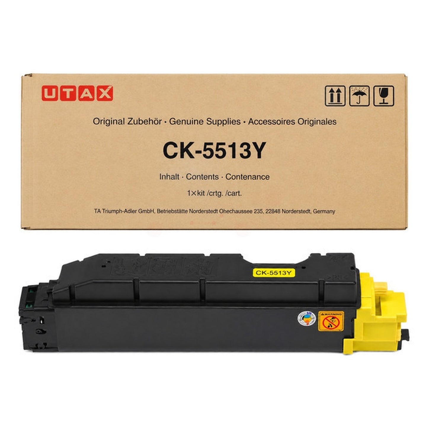 Toner d'origine Utax 1T02VMAUT0 / CK-5513 Y - jaune