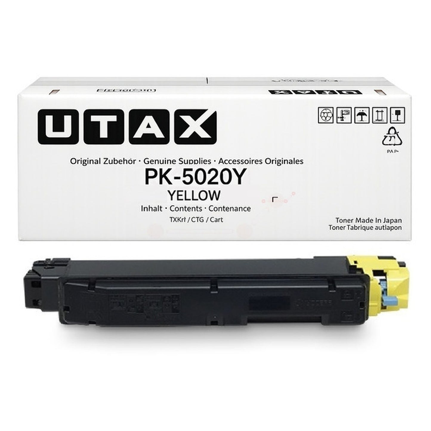 Toner d'origine Utax 1T02YJAUT0 / PK-5020 Y - jaune