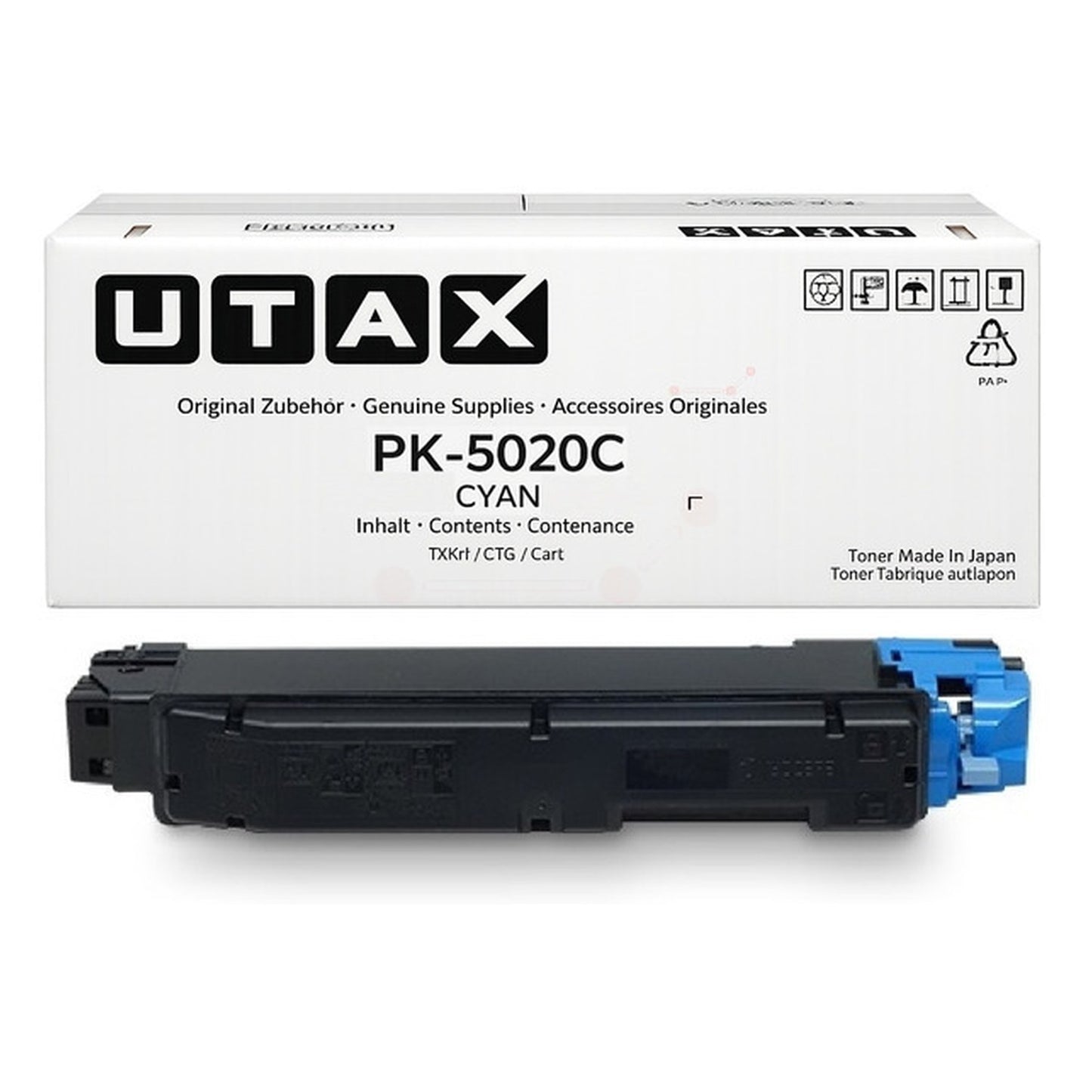 Toner d'origine Utax 1T02YJCUT0 / PK-5020 C - cyan