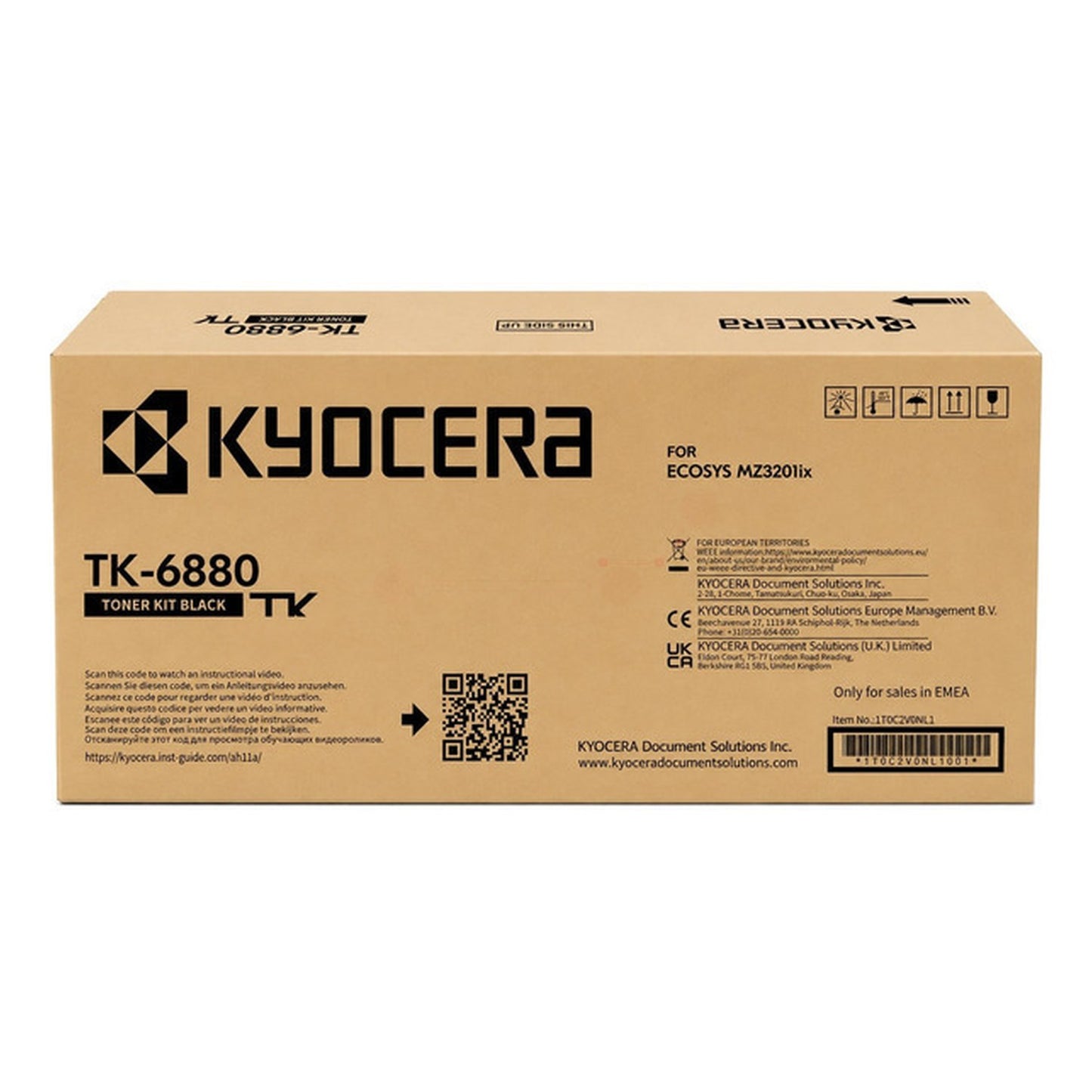 Toner d'origine Kyocera 1T0C2V0NL1 / TK-6880 - noir