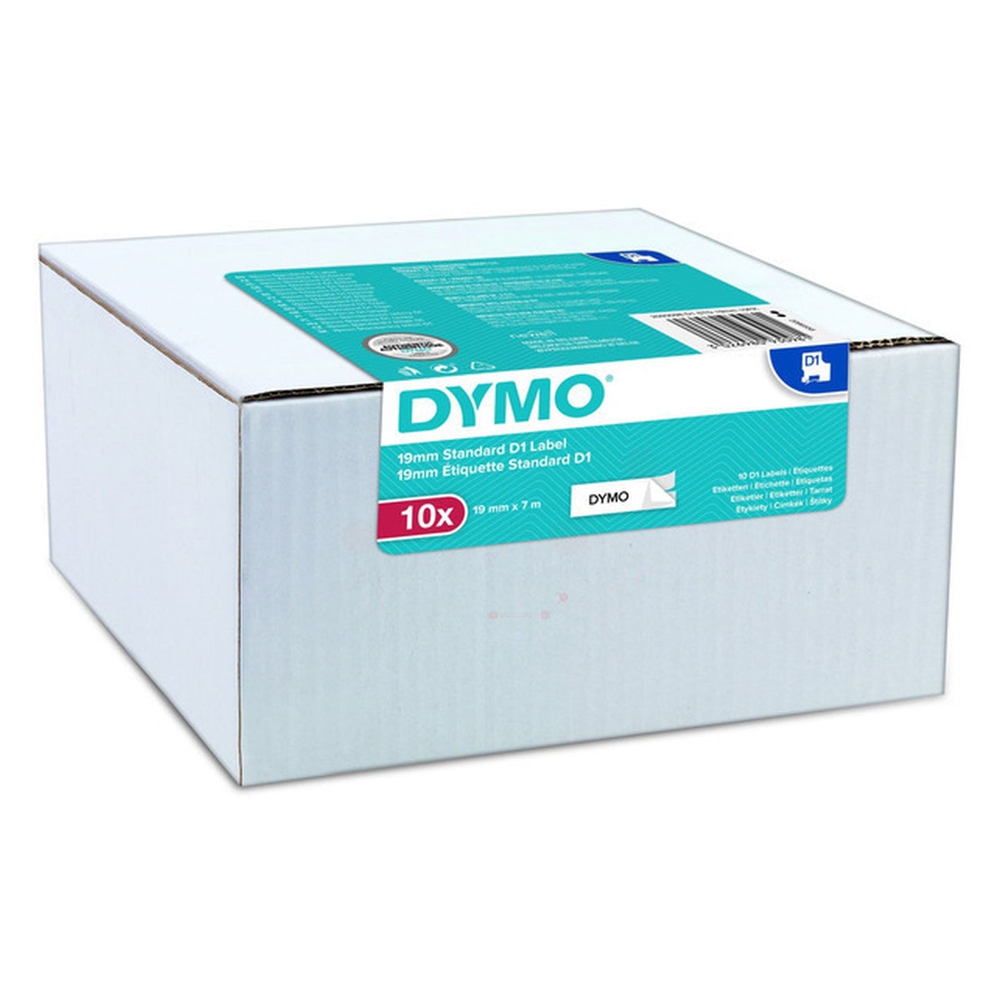 Rouleau d'étiquettes d'origine Dymo 2093098 / D1 - multipack 10 couleurs : noir, blanc