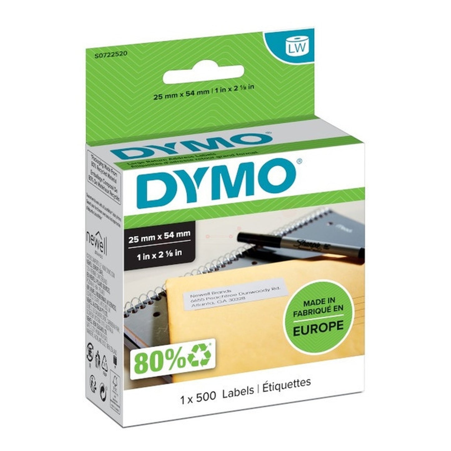 Rouleau d'étiquettes d'origine Dymo 2177564