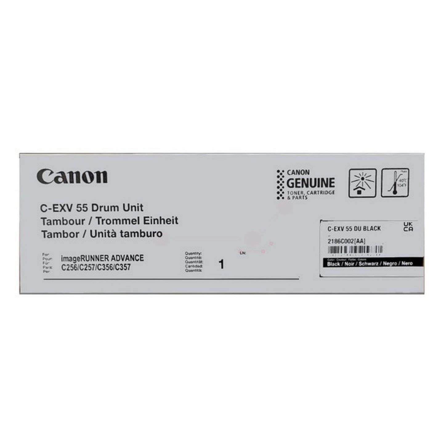Tambour d'origine Canon 2186C002 / C-EXV 55 - noir