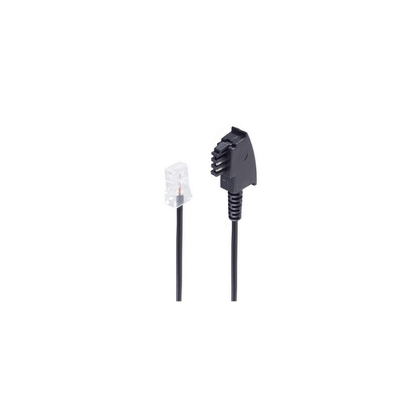 shiverpeaks BASIC-S Telefonkabel, schwarz, 2,0 m
