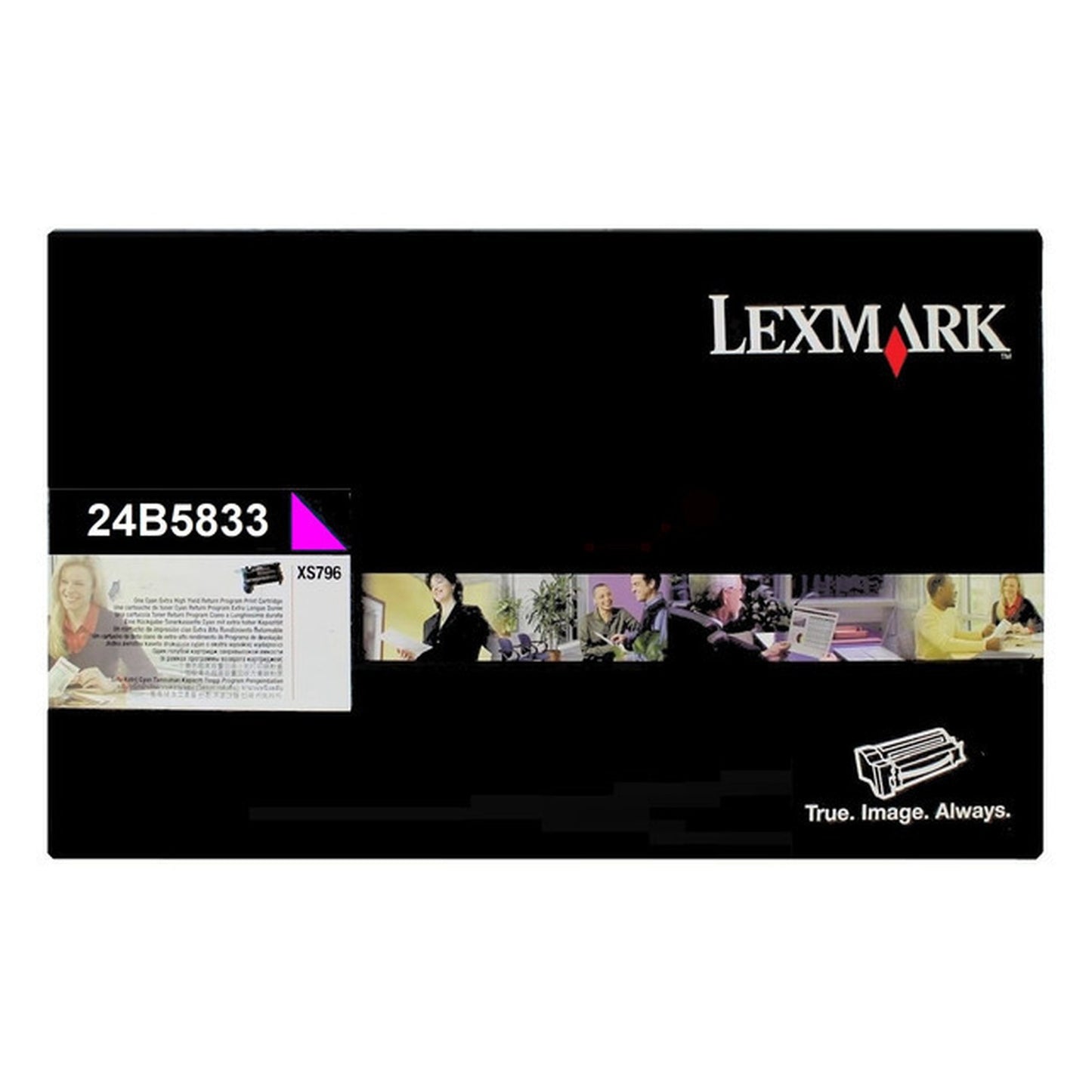 Toner d'origine Lexmark 24B5833 - magenta