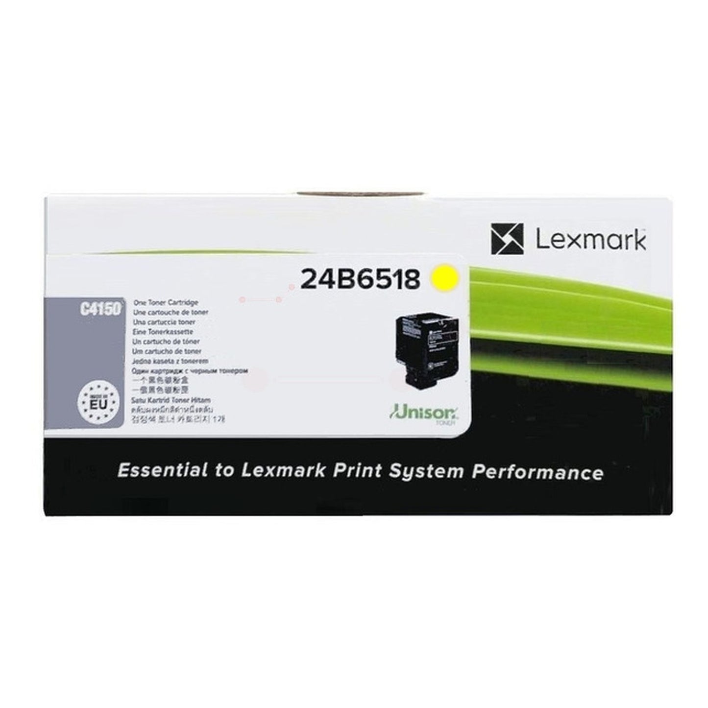 Toner d'origine Lexmark 24B6518 - jaune