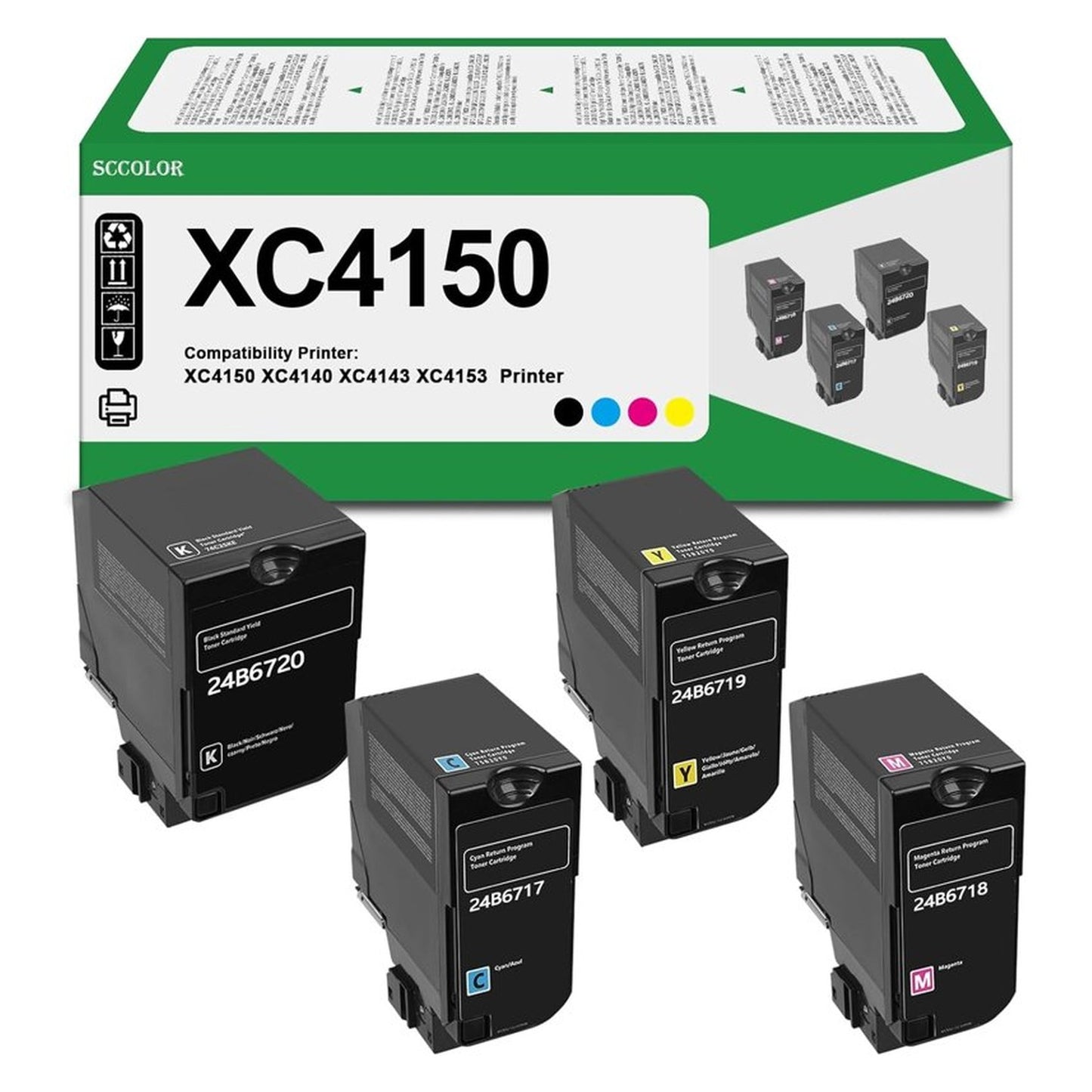 Toner d'origine Lexmark 24B7619 - noir