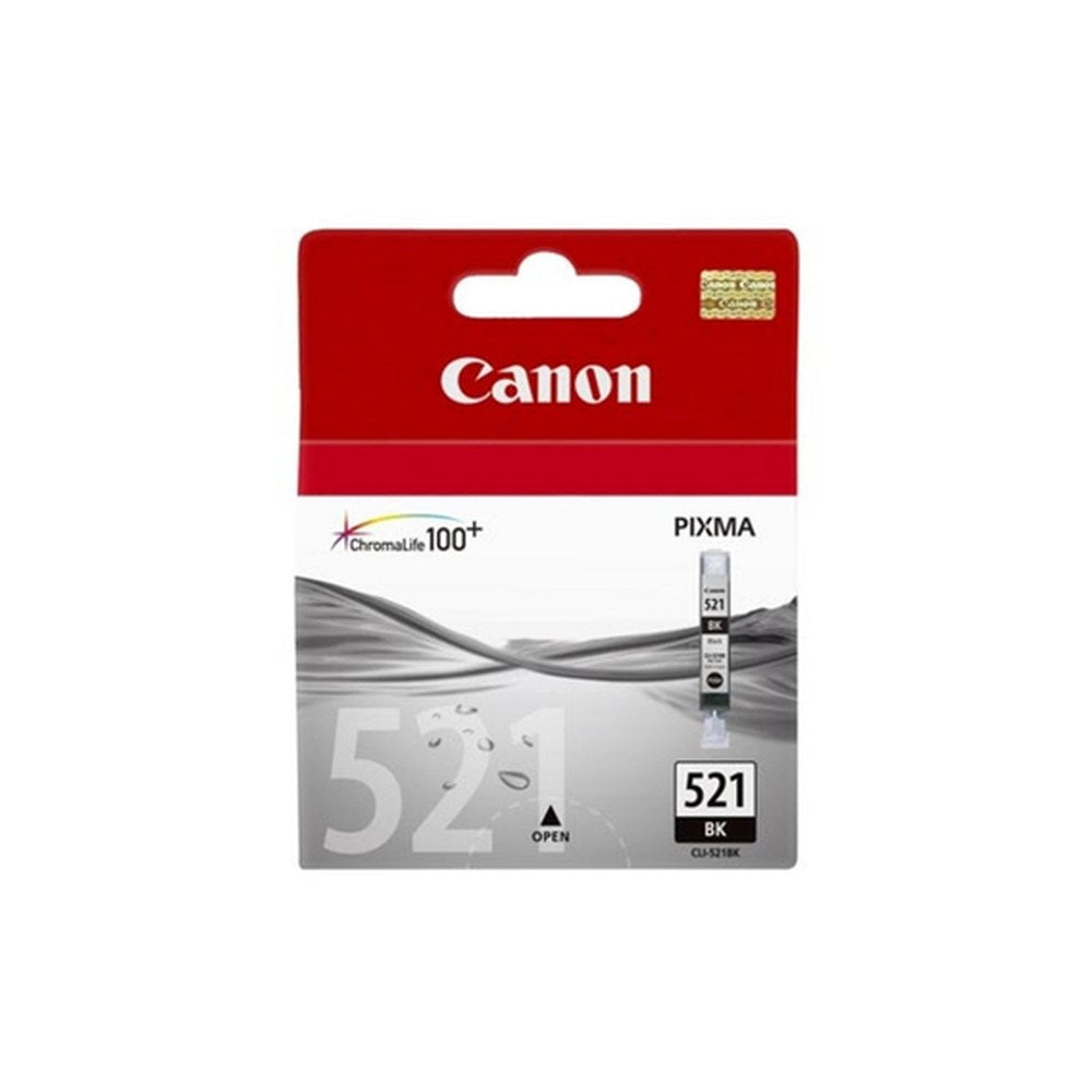 Cartouche d'origine Canon 2933B008 / CLI-521 BK - noire