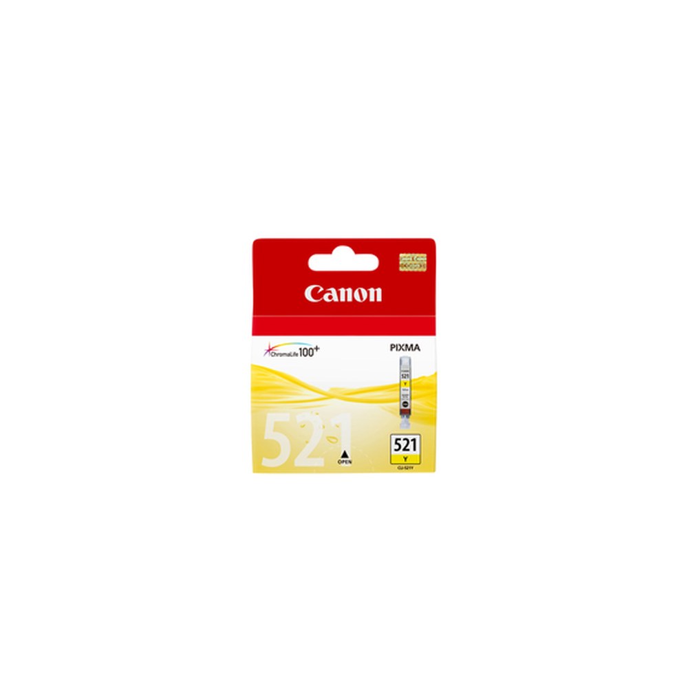 Cartouche d'origine Canon 2936B001 / CLI-521 Y - jaune