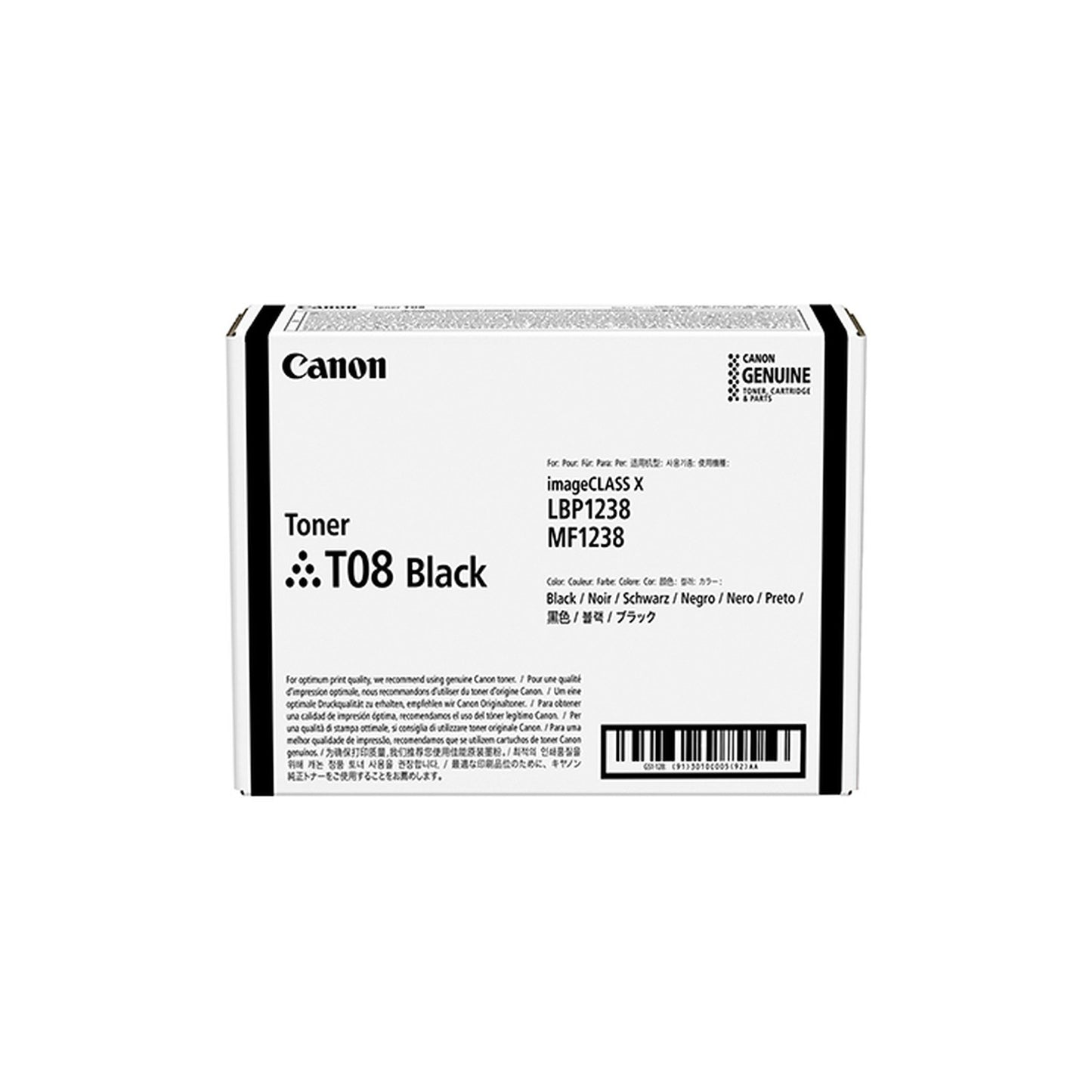 Toner d'origine Canon 3010C006 / T08 - noir