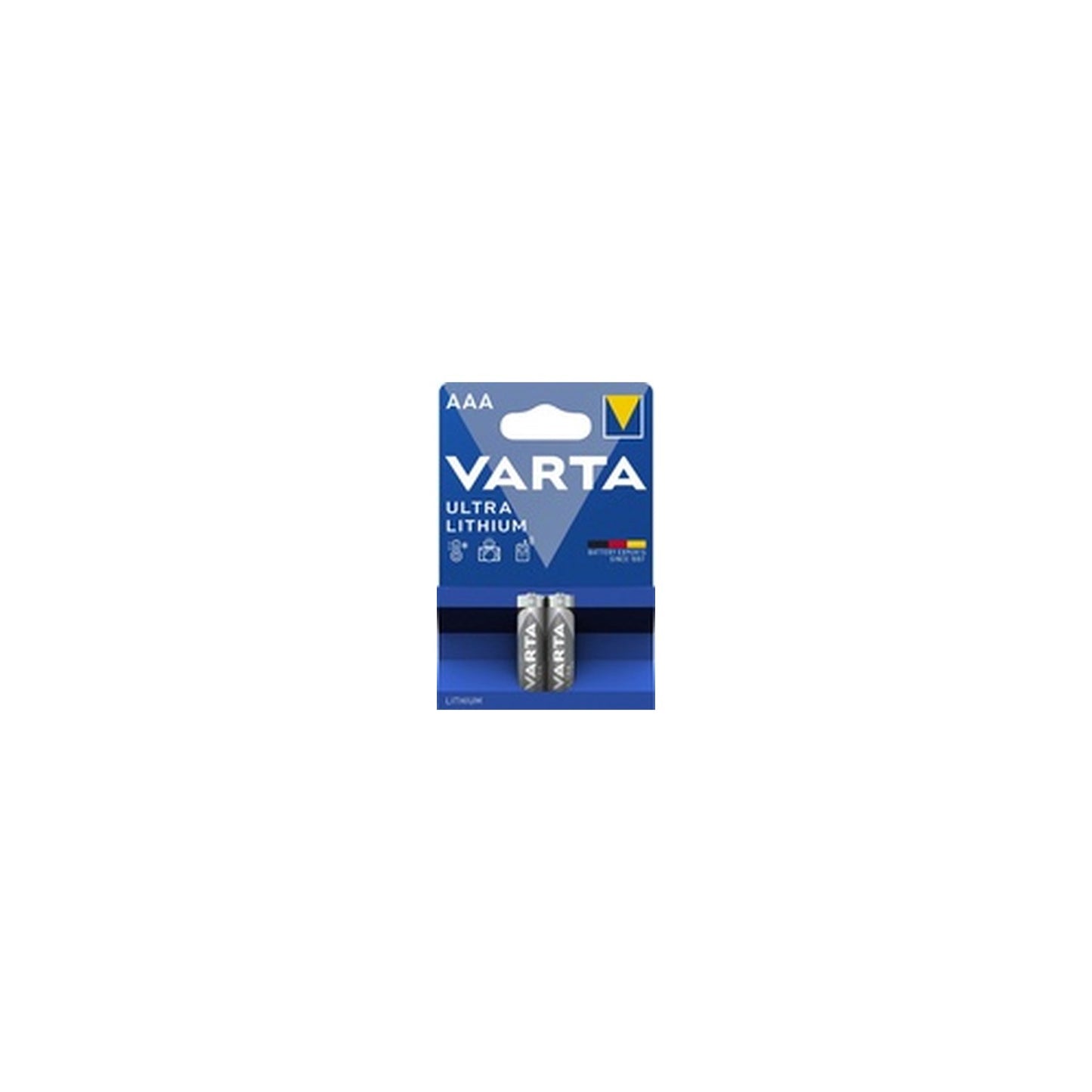 VARTA Pile au lithium Ultra Lithium, Micro (AAA), pack de 2