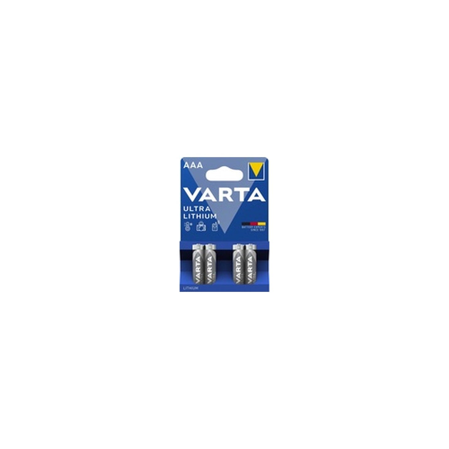 VARTA Pile au lithium Ultra Lithium, Micro (AAA), pack de 4