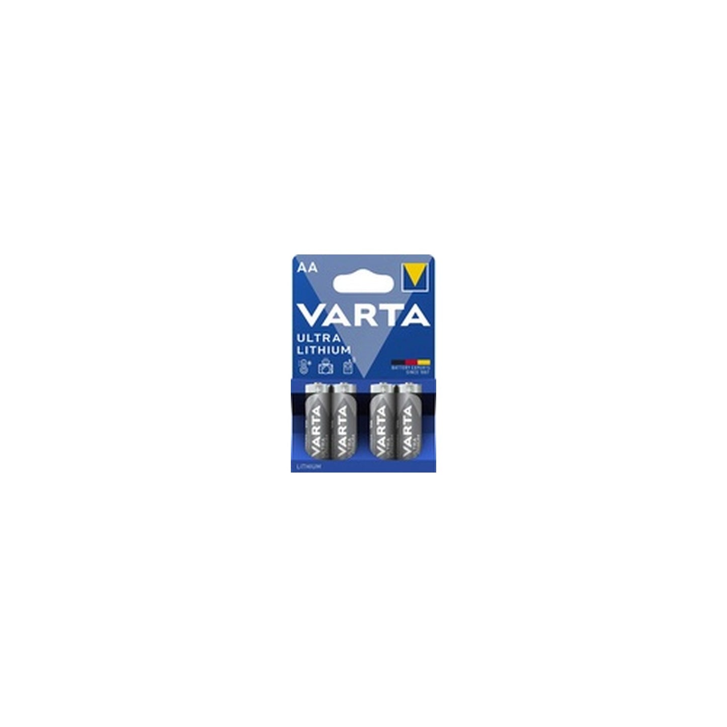 VARTA Pile au lithium "ULTRA Lithium", Mignon (AA), 4 piles