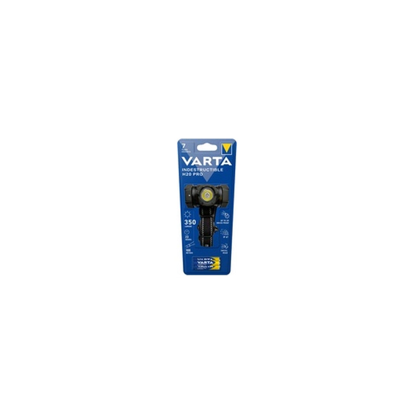 VARTA Lampe frontale "Indestructible H20 Pro", 3x Micro AAA