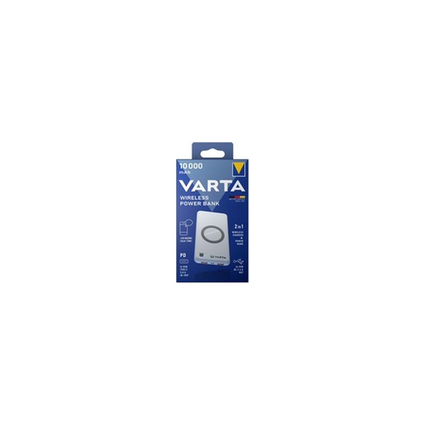 VARTA Powerbank "Wireless", 15.000 mAh, blanc
