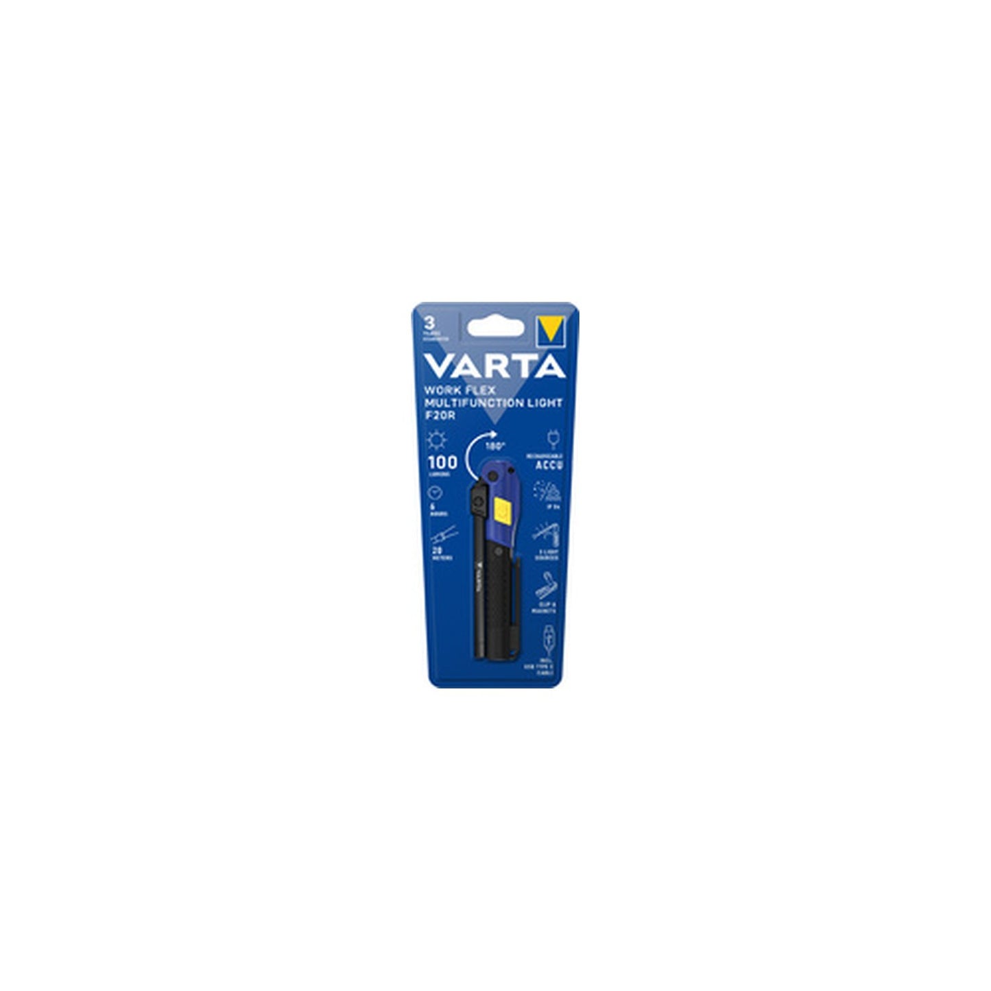 VARTA Lampe torche Work Flex Multifunction Light F20R