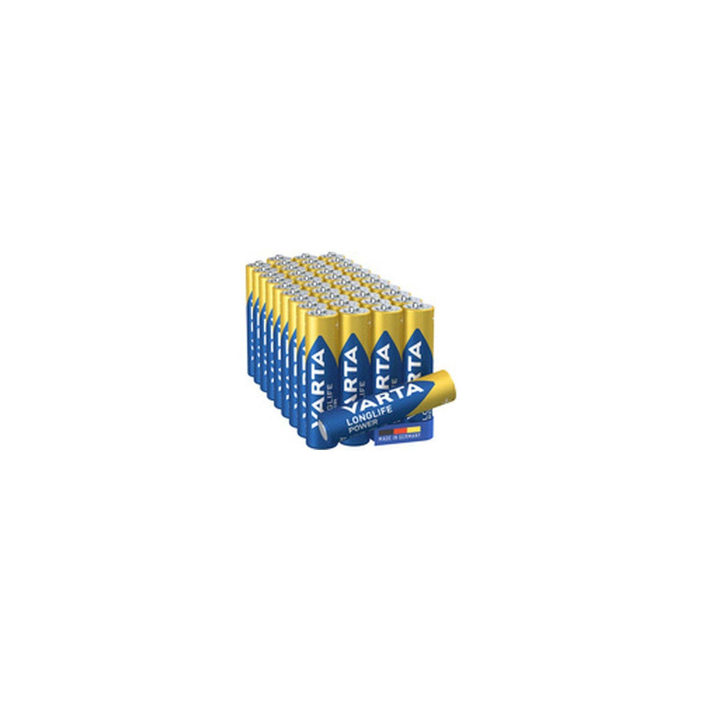VARTA Pile alcaline Longlife Power carton, de type AAA
