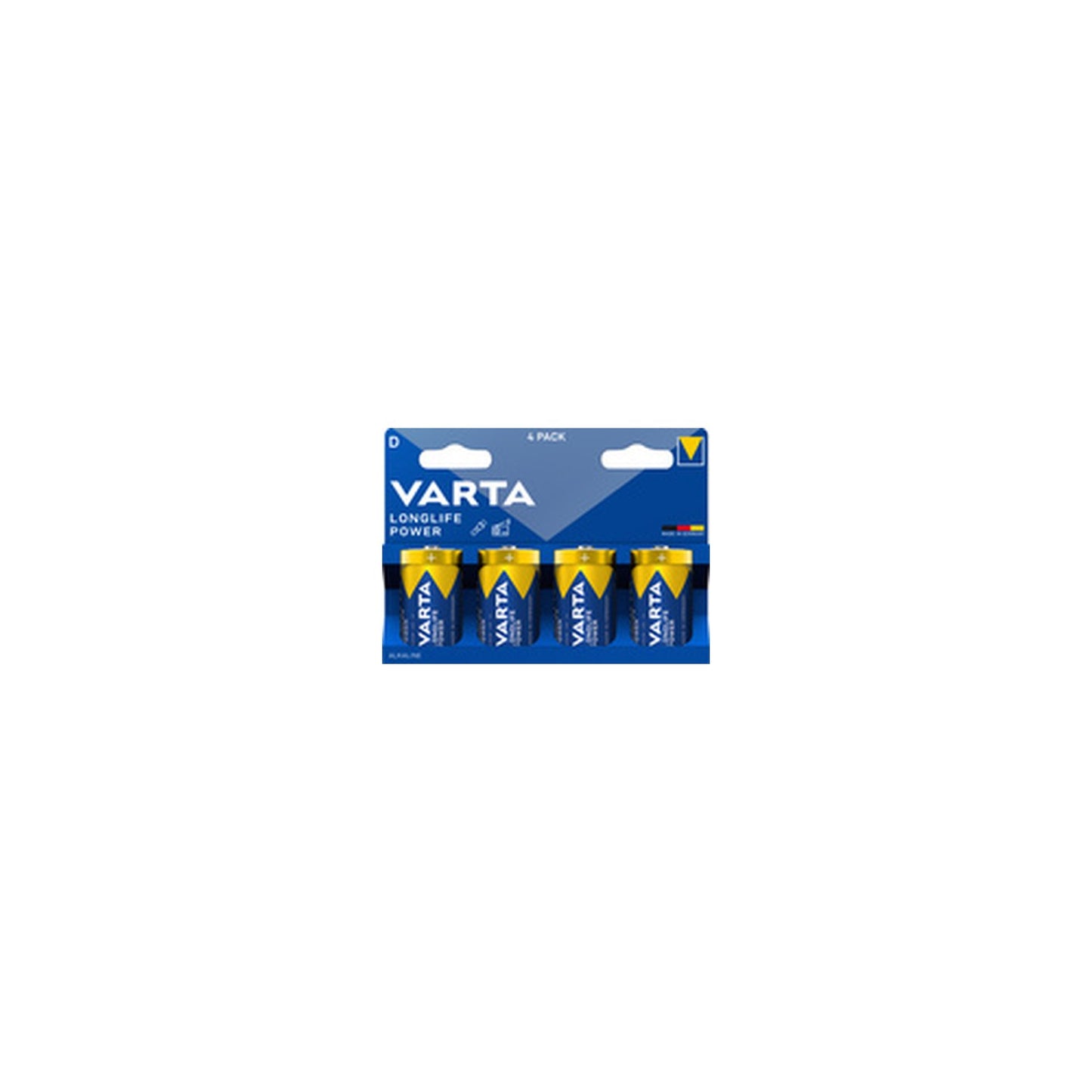 VARTA Pile alcaline Longlife Power, Mono (D/LR20), par 4