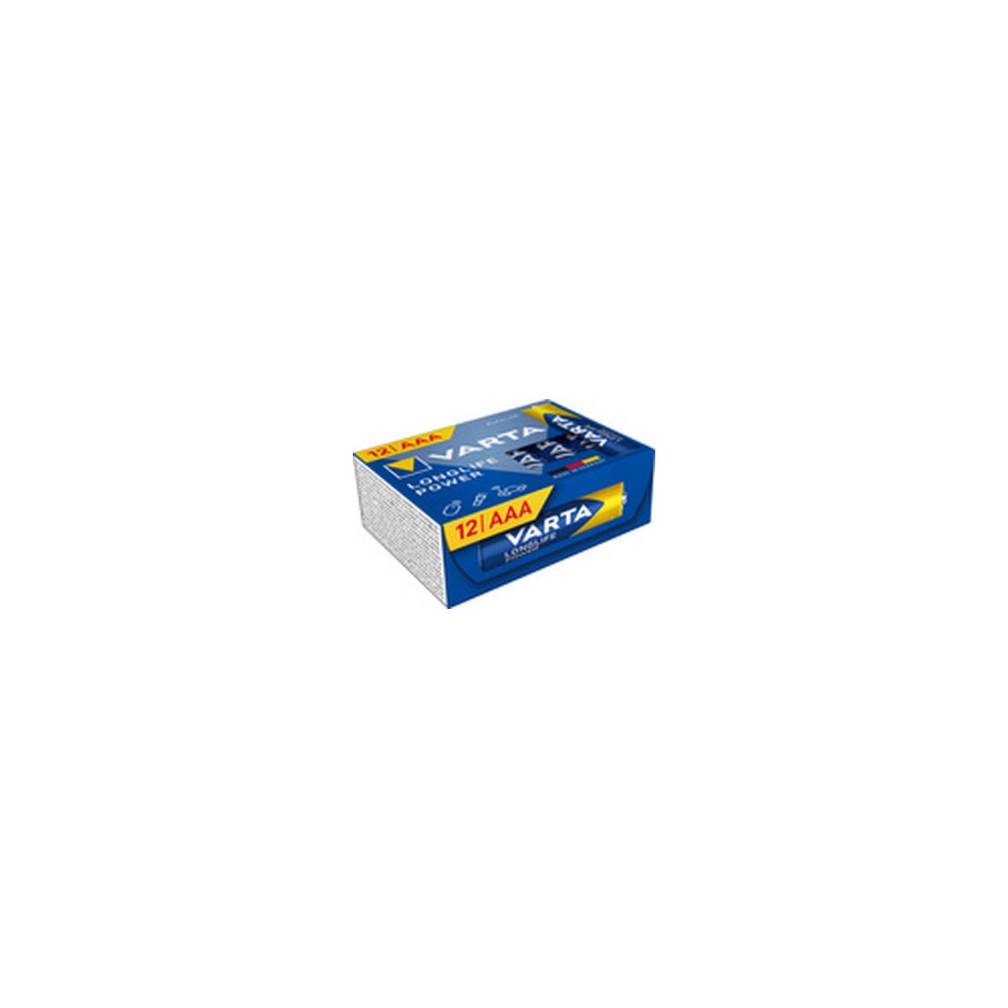 VARTA Pile alcaline Longlife Power, Micro (AAA), 12 pièces