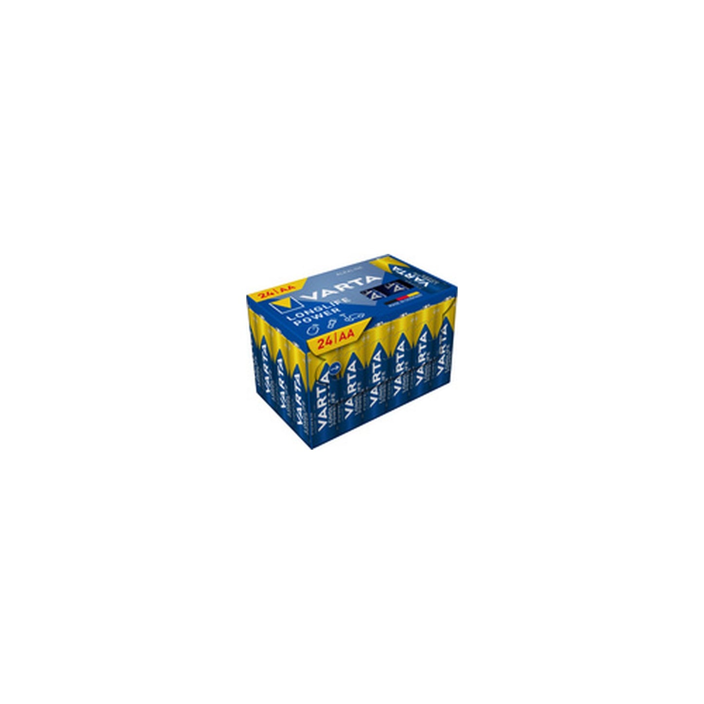 VARTA Pile alcaline Longlife Power, Mignon (AA), 24 pièces