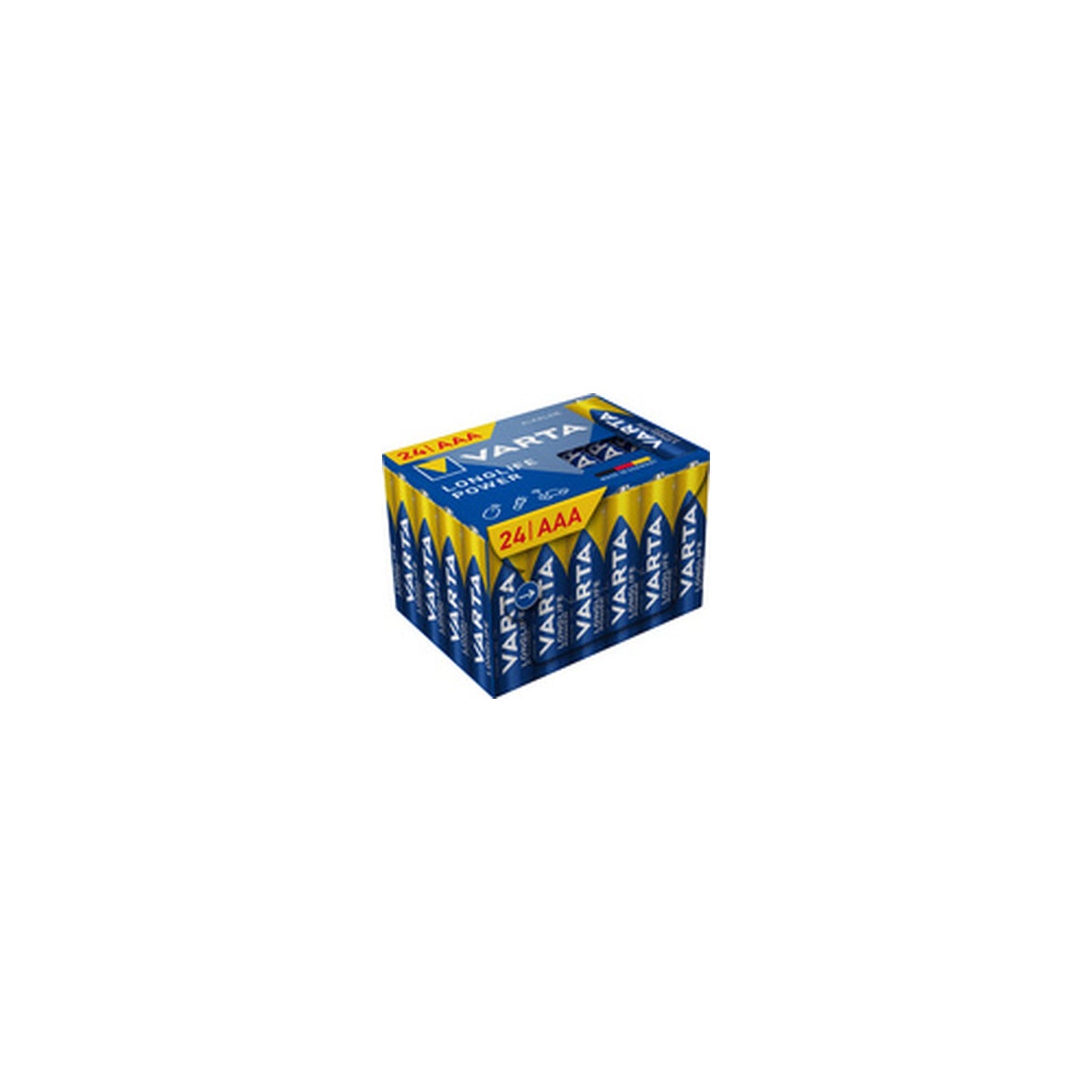 VARTA Pile alcaline Longlife Power, Micro (AAA), 24 pièces