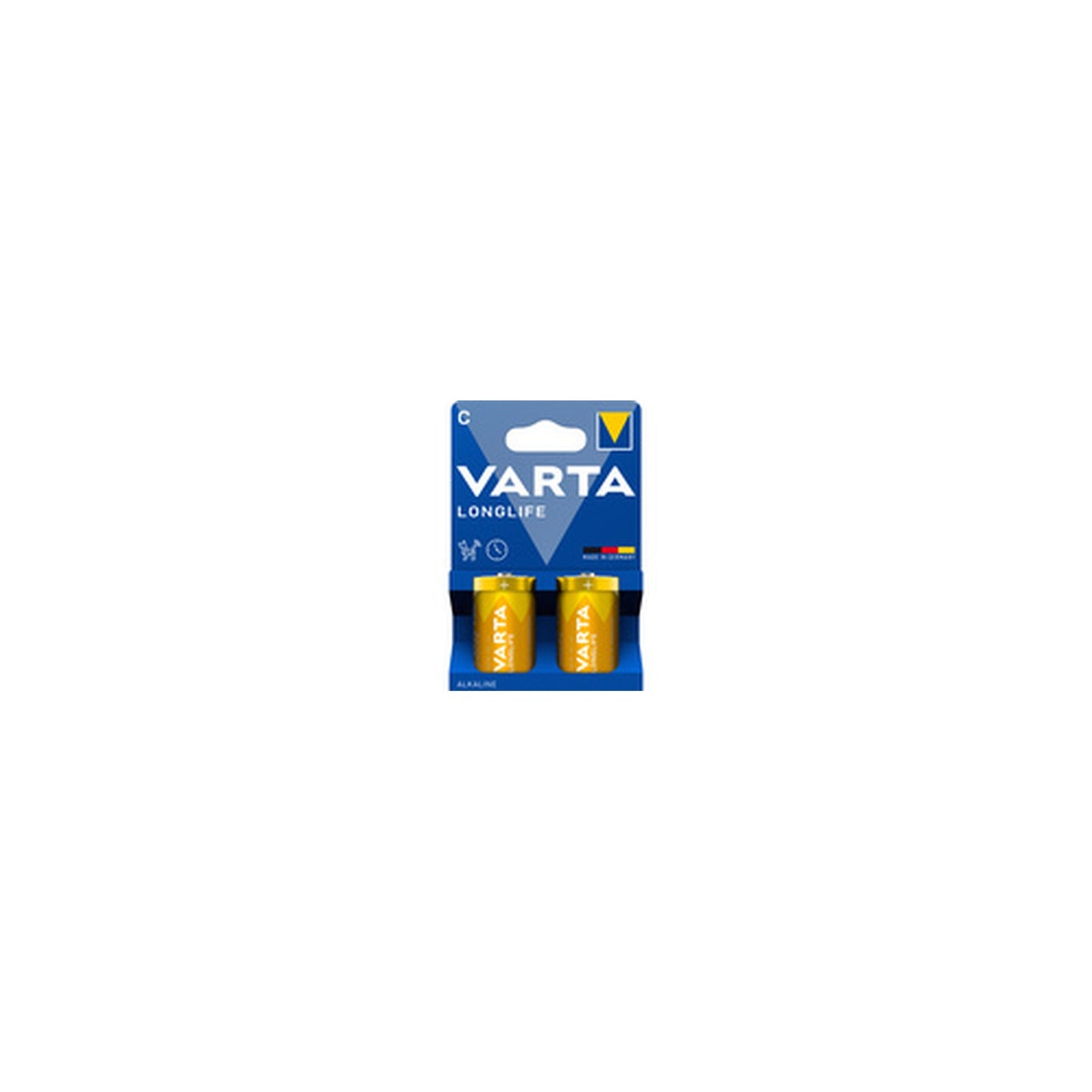 VARTA Pile alcaline Longlife, Baby (C/LR14), par 2