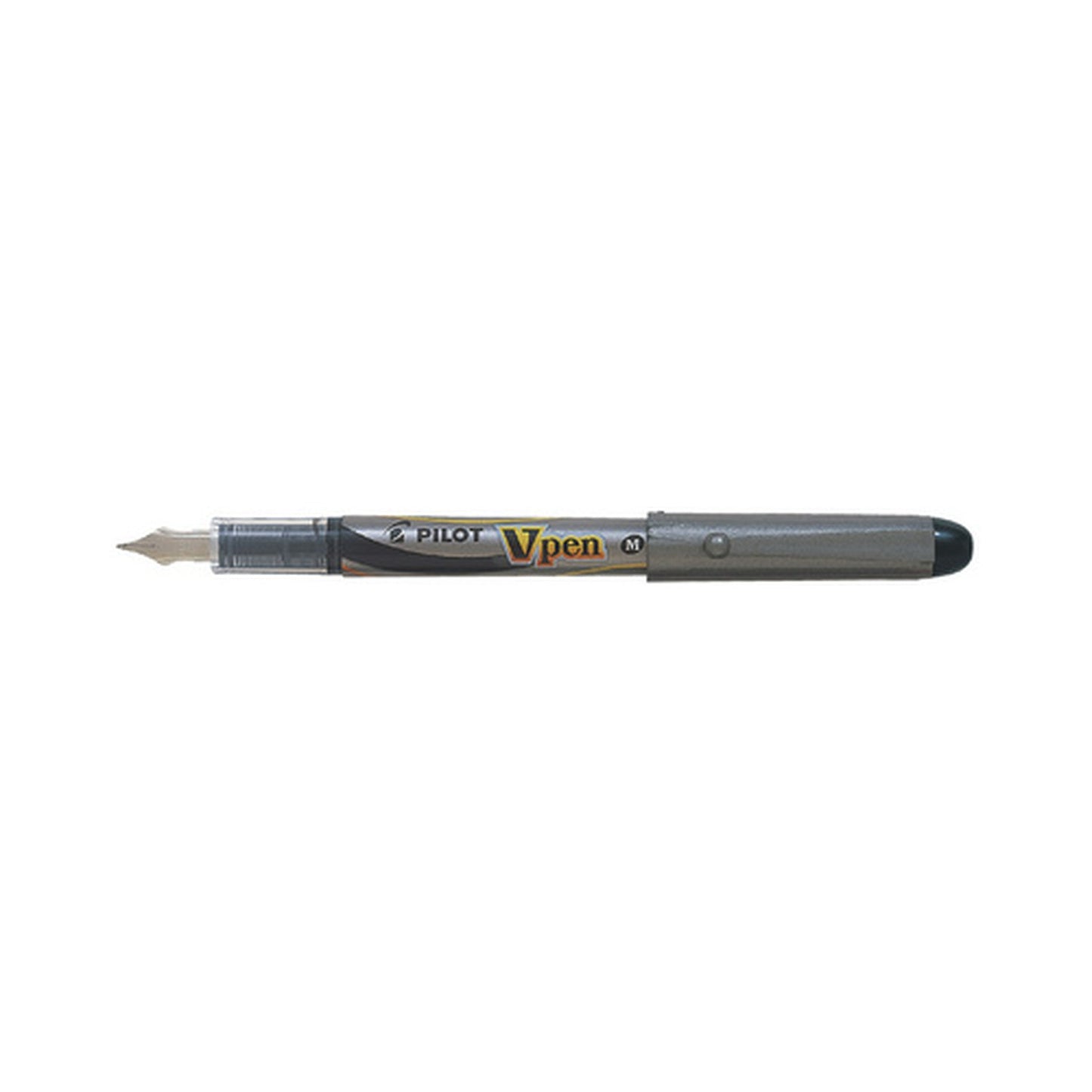 PILOT Stylo plume V-Pen Silver, noir