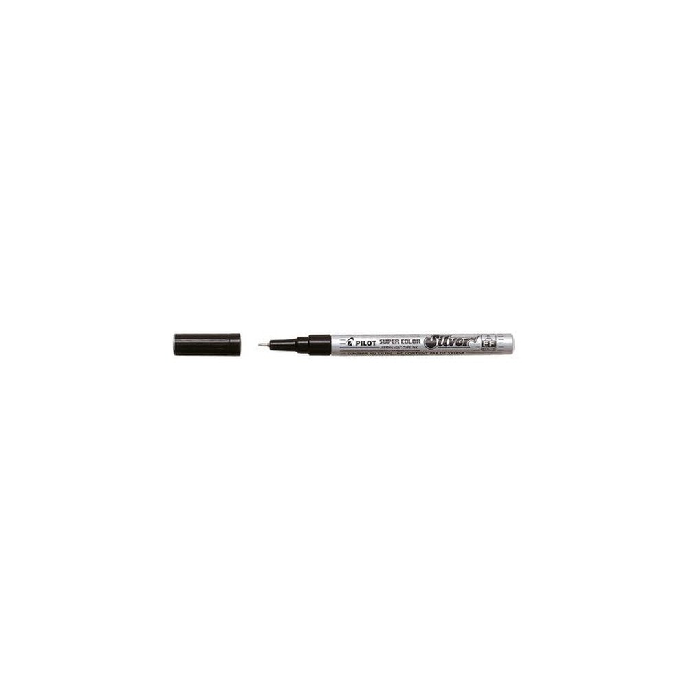 PILOT Marqueur permanent SUPER COLOR, extra fin, argent