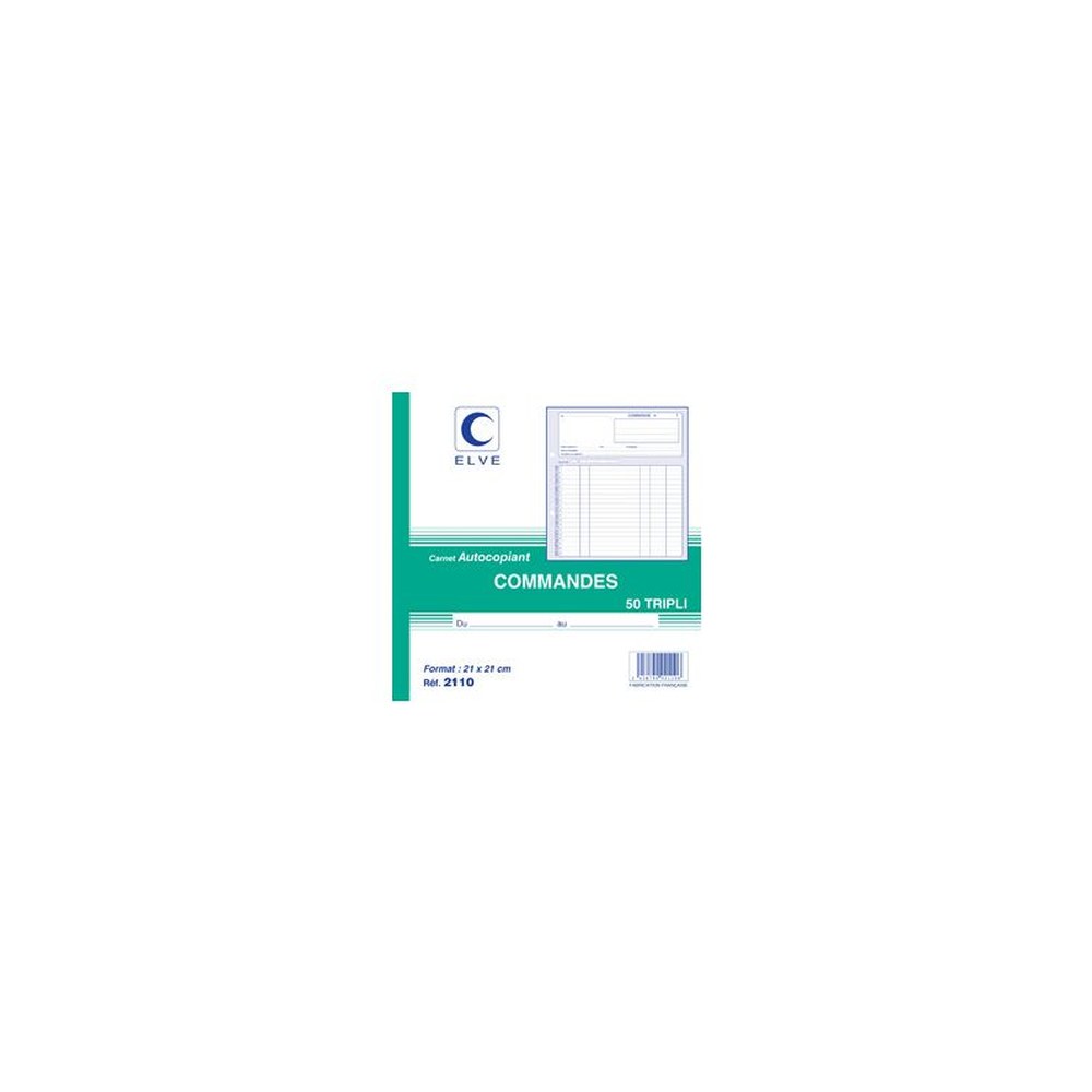 ELVE Manifold "Commandes", 210 x 297 mm, tripli