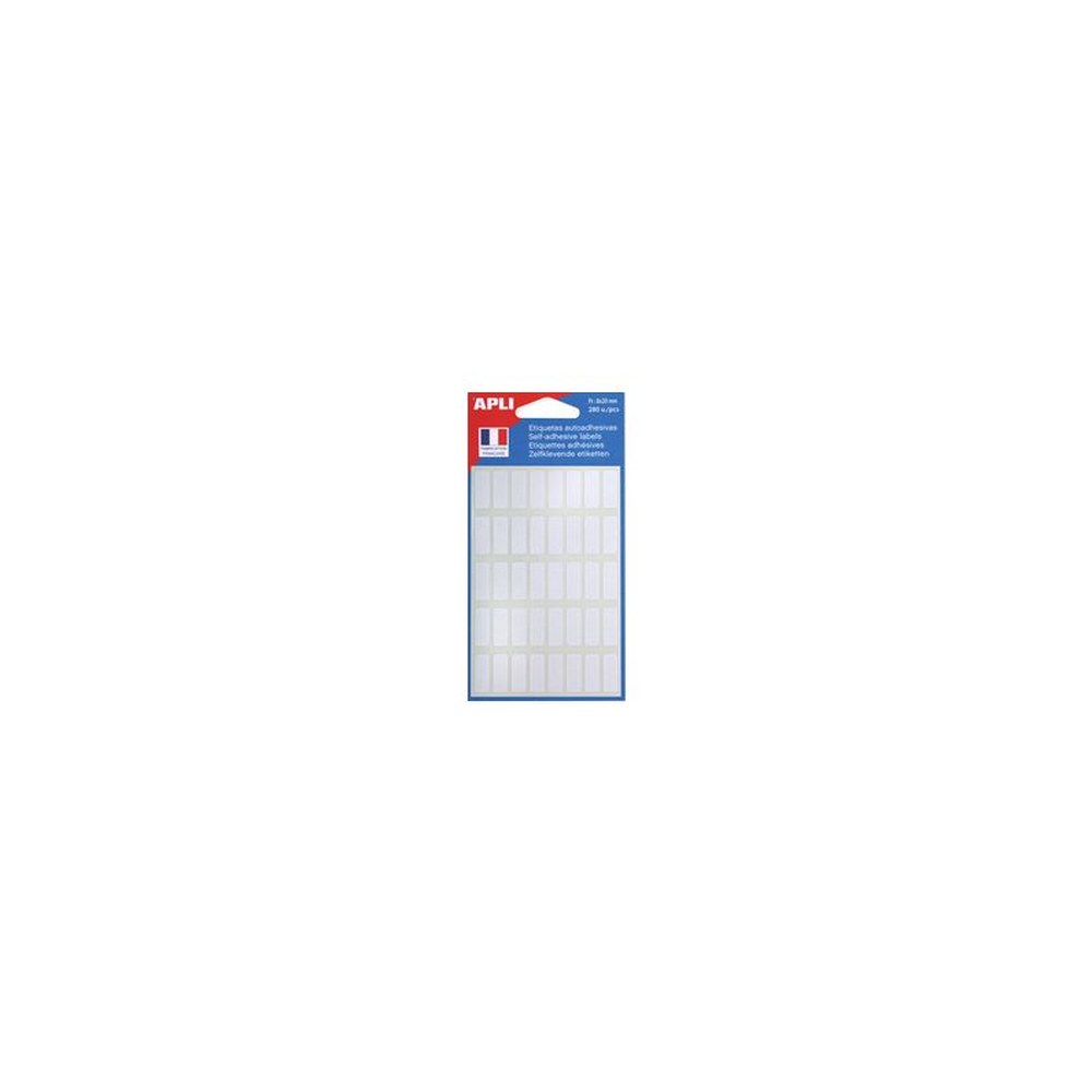 APLI Etiquette multi-usage, 8 x 20 mm, blanc
