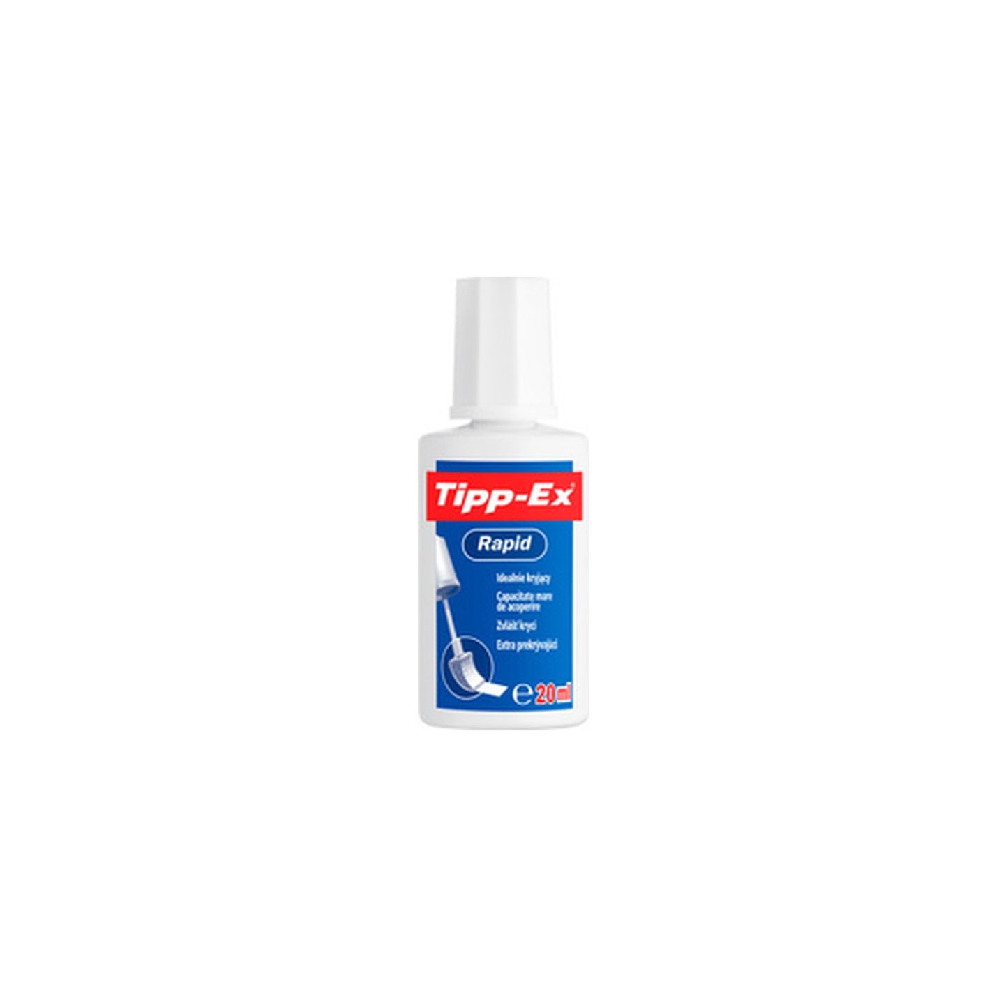 Tipp-Ex Flacon correcteur Rapid, blanc, contenu: 20 ml