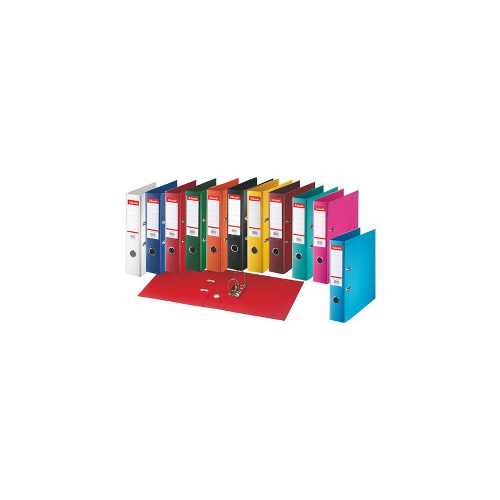 Esselte Classeur en plastique Standard, A4, 50 mm, vert x10