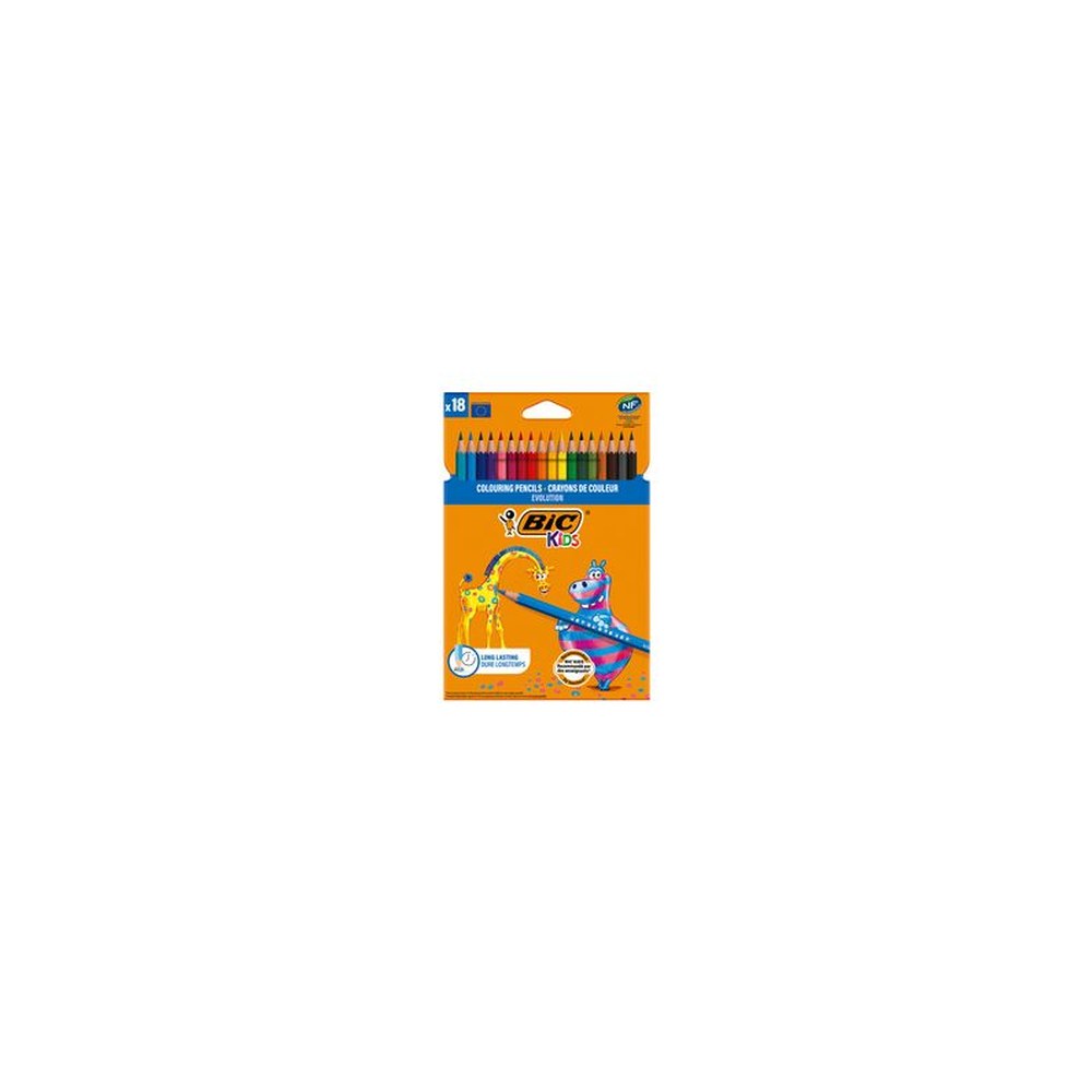 BIC KIDS Crayon de couleur Evolution ecolutions, étui en