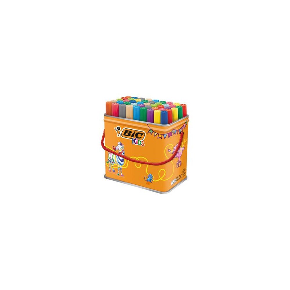 BIC KIDS Feutre Visacolor XL ecolutions, boîte de 48