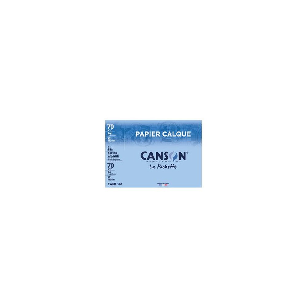 CANSON Papier calque satin, A4, 90 g/m2