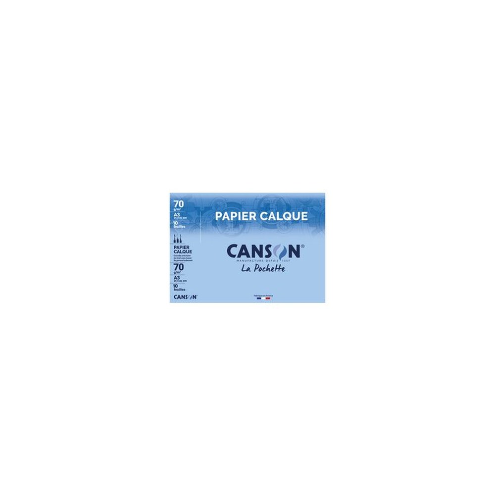 CANSON Papier calque satin, A3, 90 g/m2