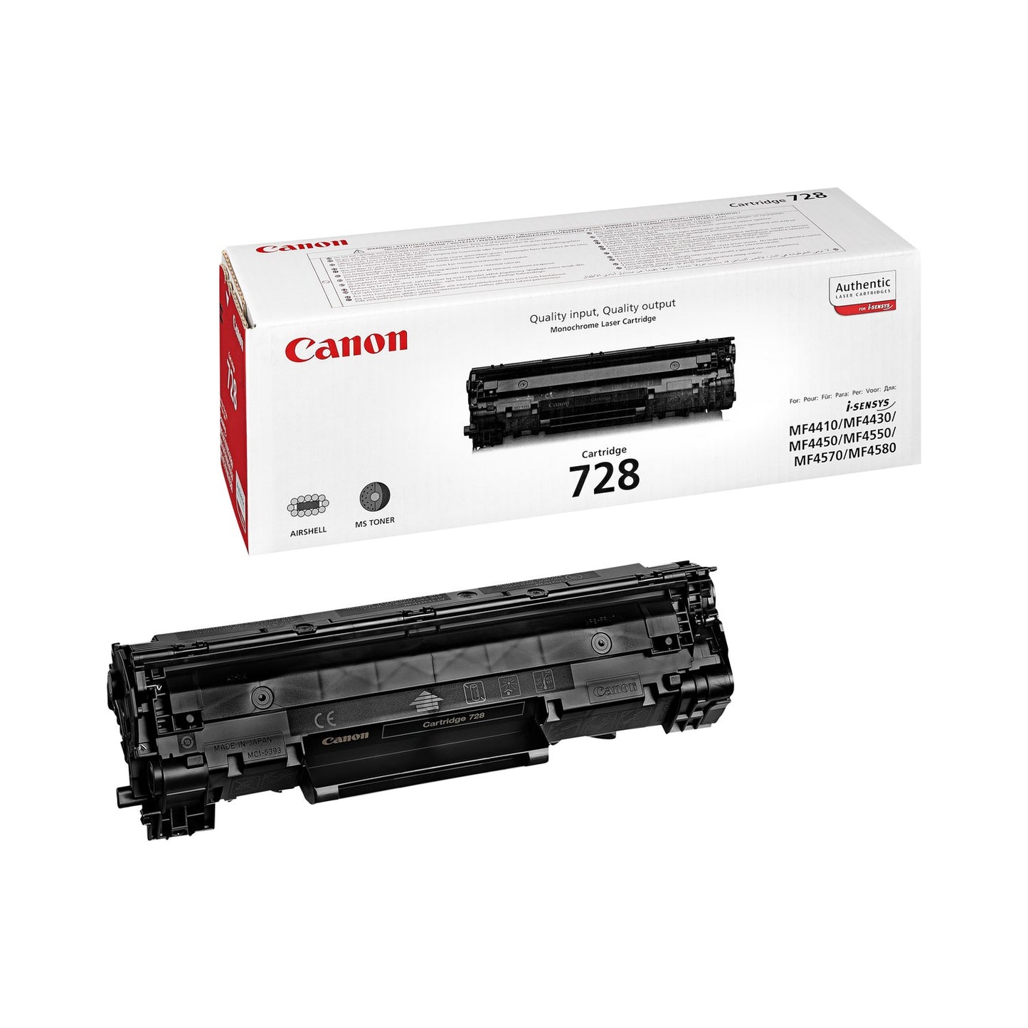 Toner d'origine Canon 3500B002 / 728 - noir