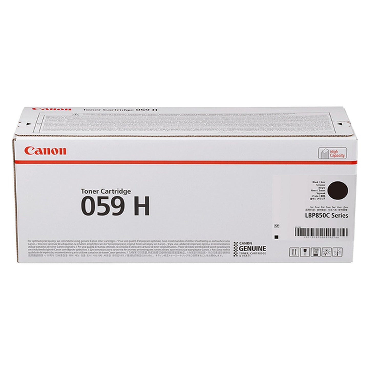 Toner d'origine Canon 3627C001 / 059 H - noir