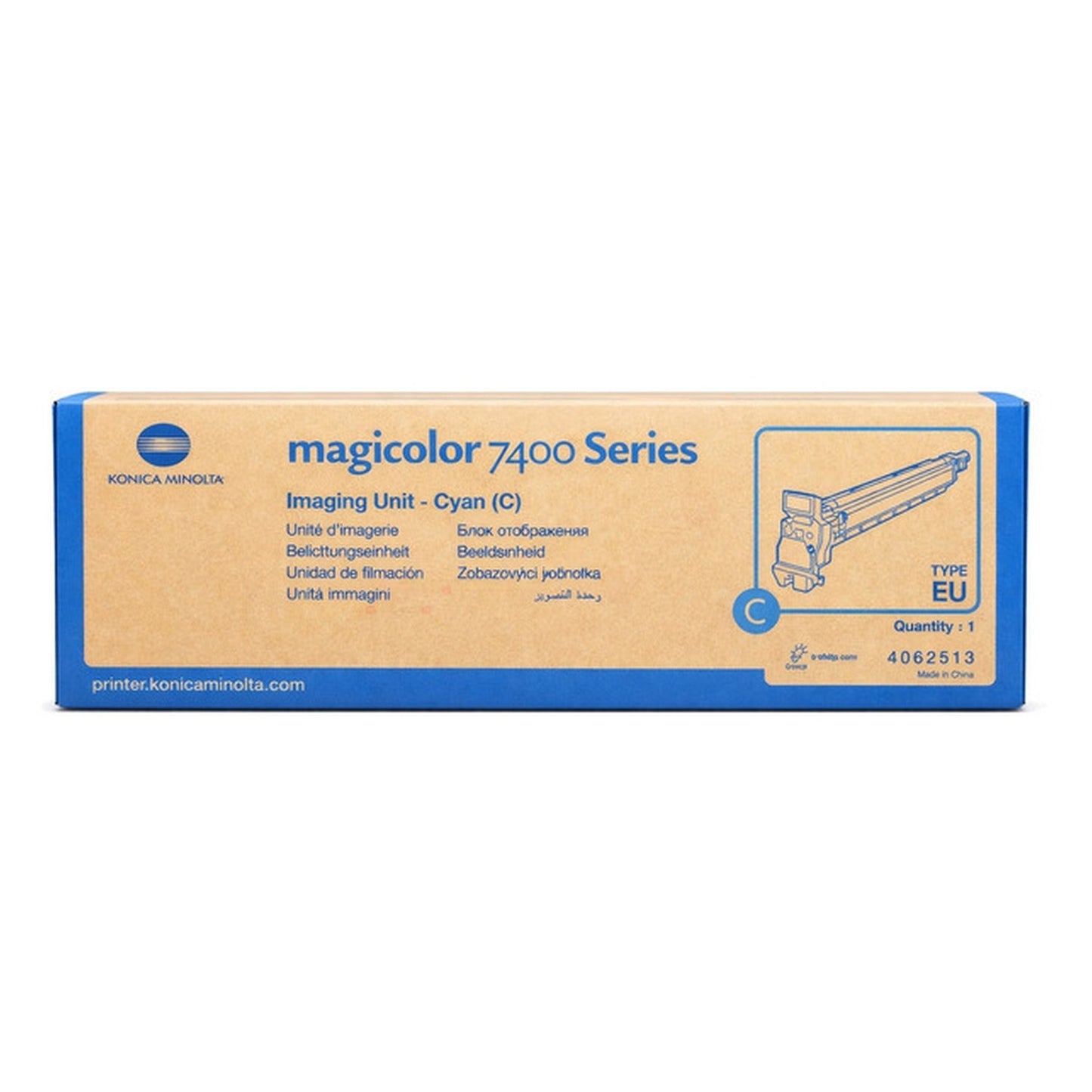 Tambour d'origine Konica Minolta 4062513 - cyan