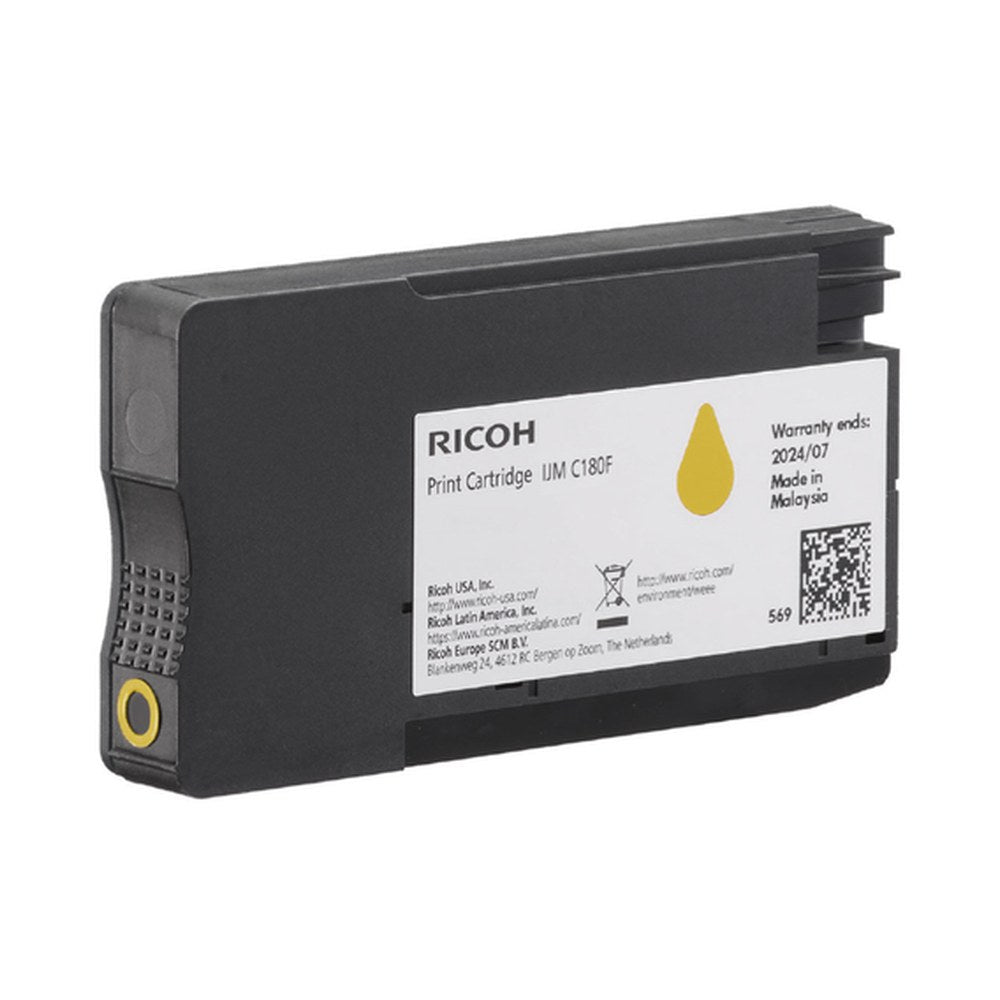 Cartouche d'origine Ricoh 408520 - jaune