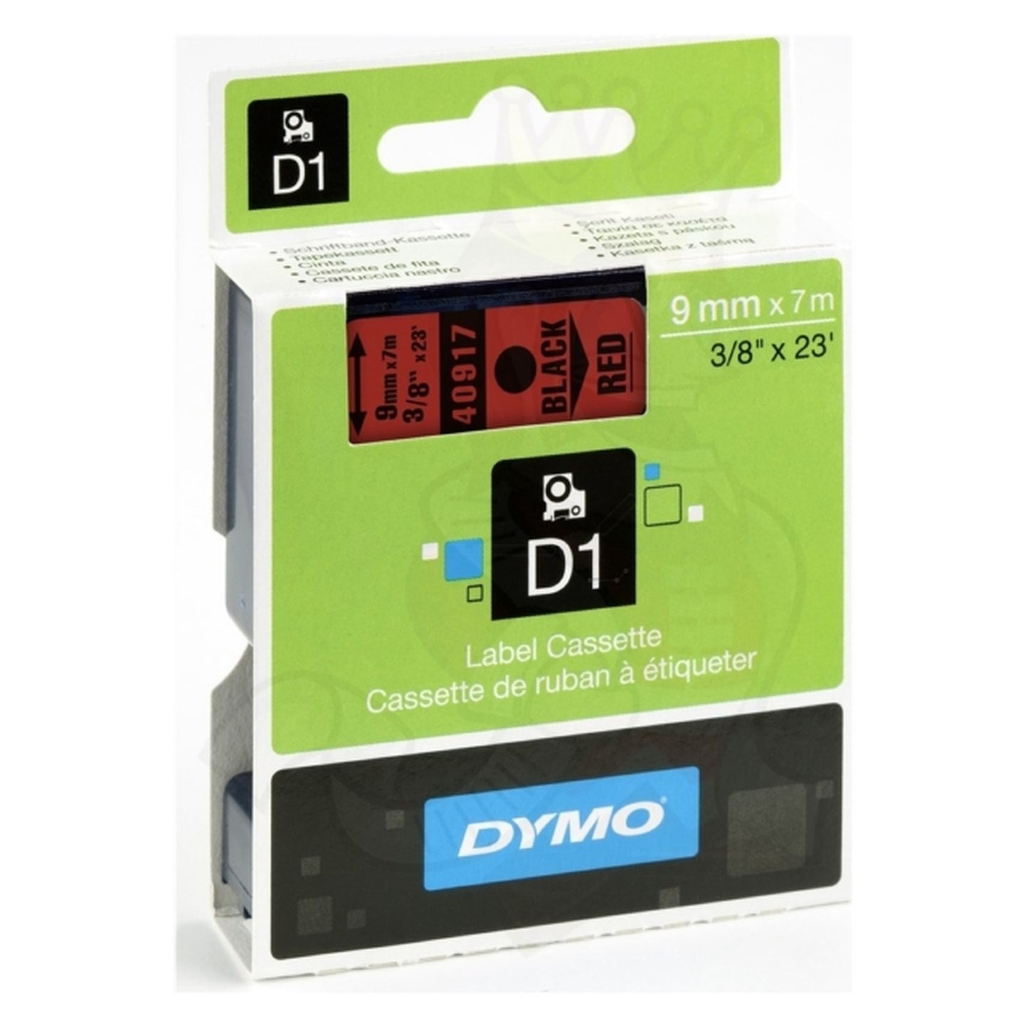 Rouleau d'étiquettes d'origine Dymo 40917 / S0720720 - noir, rouge