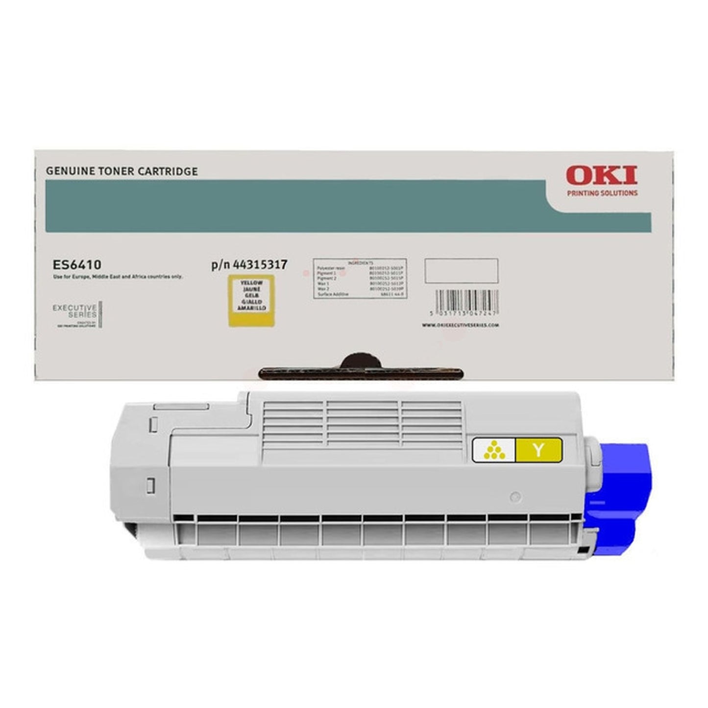 Toner d'origine OKI 44315317 - jaune